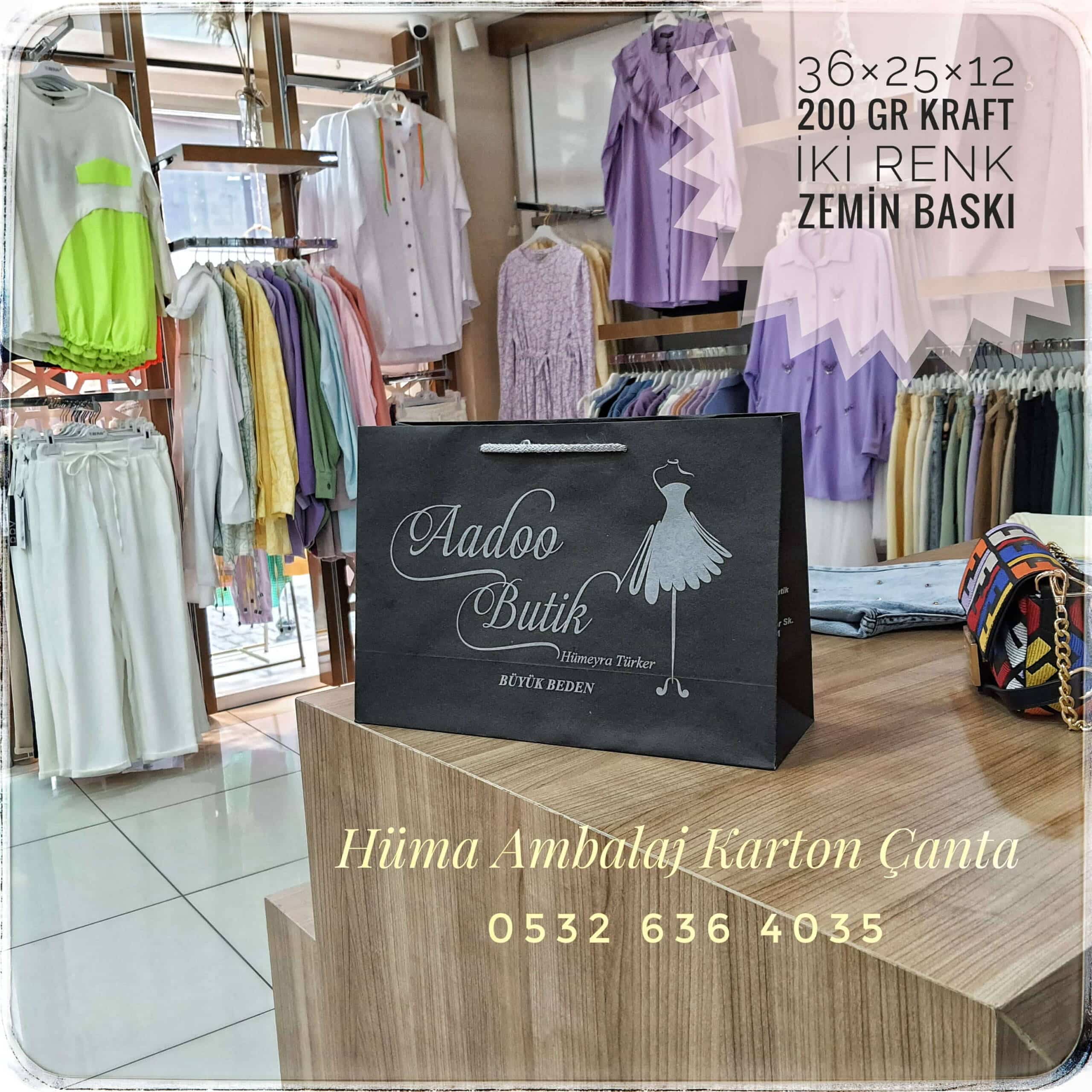 AADOO BUTİK | BURSA KRAFT KARTON ÇANTA MODELİ
