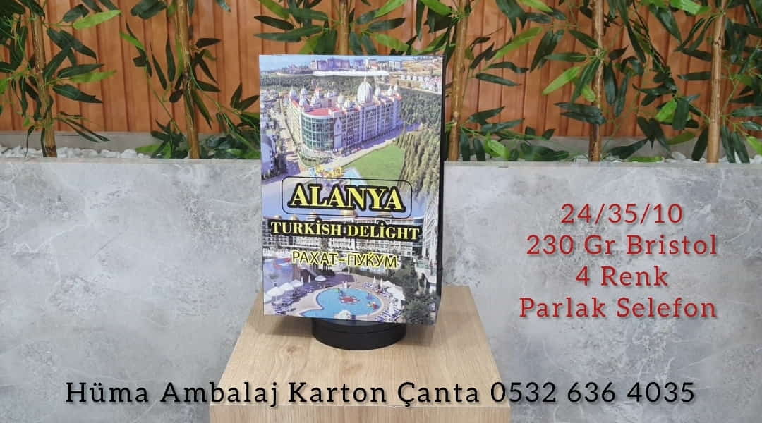ALANYA TURKISH DELIGHT | ANTALYA KARTON ÇANTA MODELİ