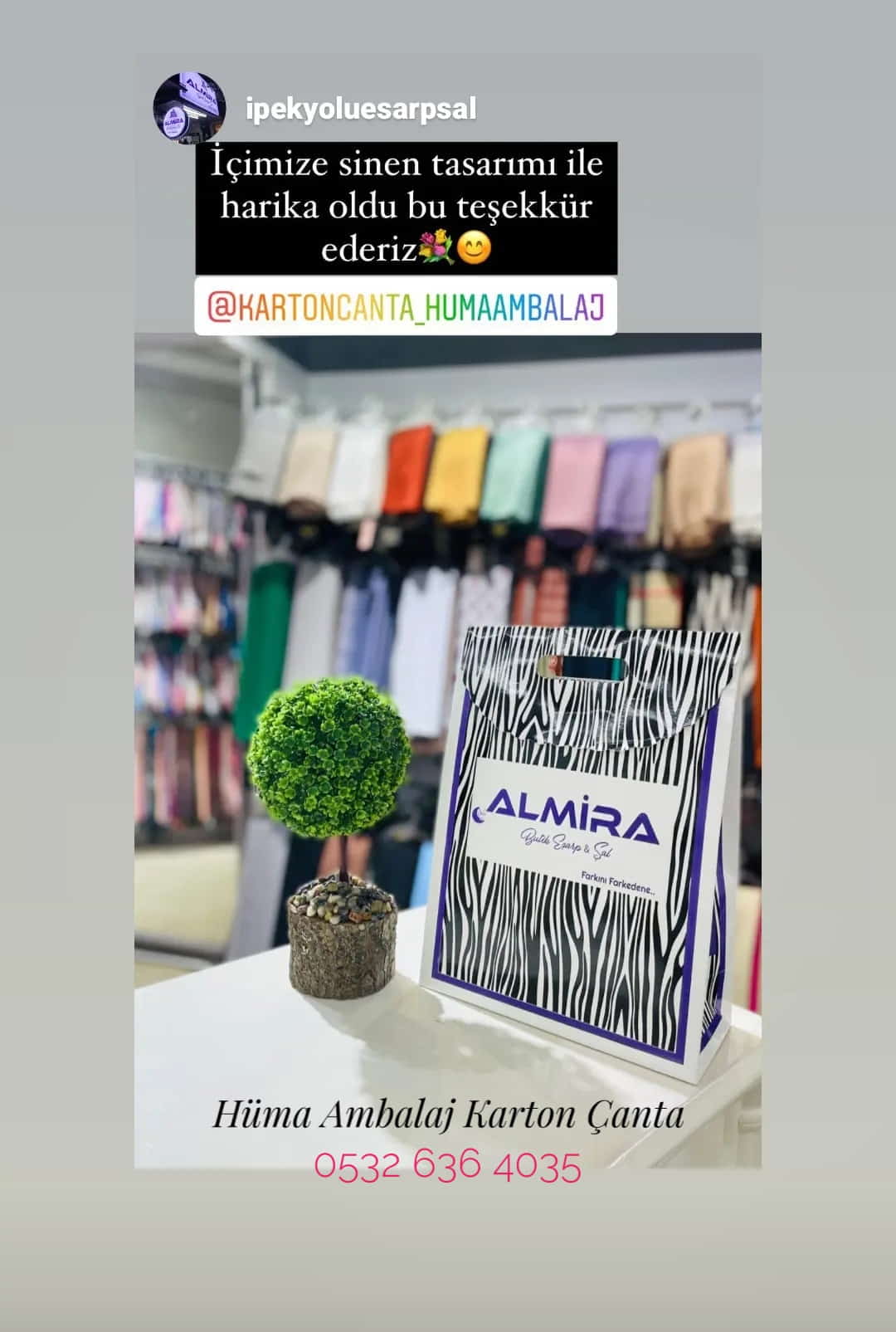 ALMİRA BUTİK | BURSA KRAFT KARTON ÇANTA MODELİ