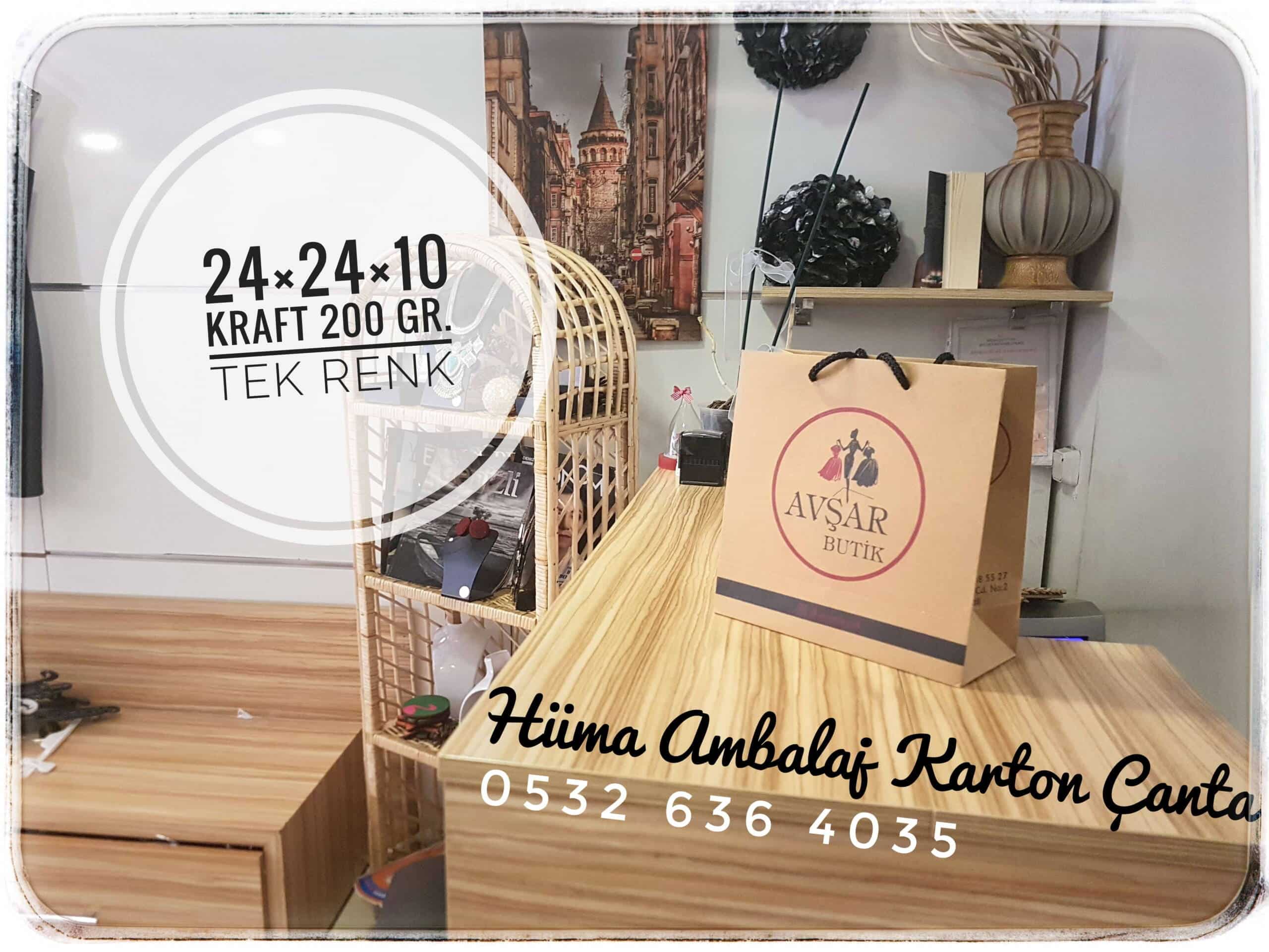 AVSAR BUTİK | DENİZLİ KRAFT KARTON ÇANTA MODELİ