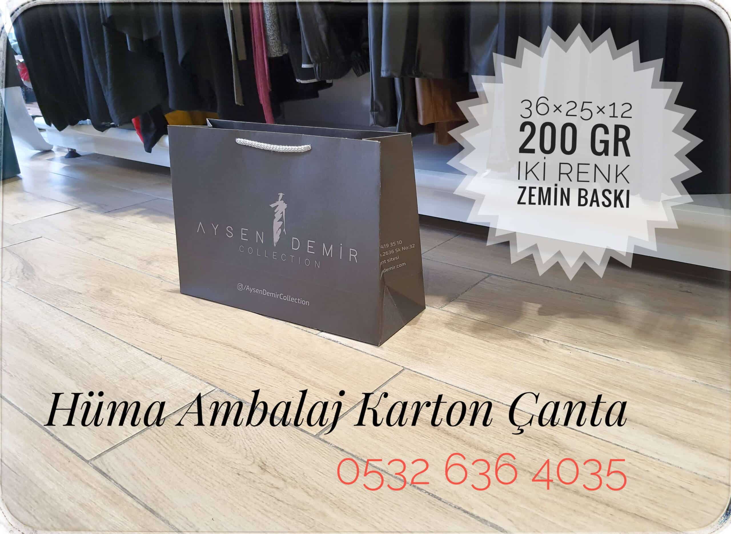 AYŞEN DEMİR COLLECTİON | DENİZLİ KRAFT KARTON ÇANTA MODELİ