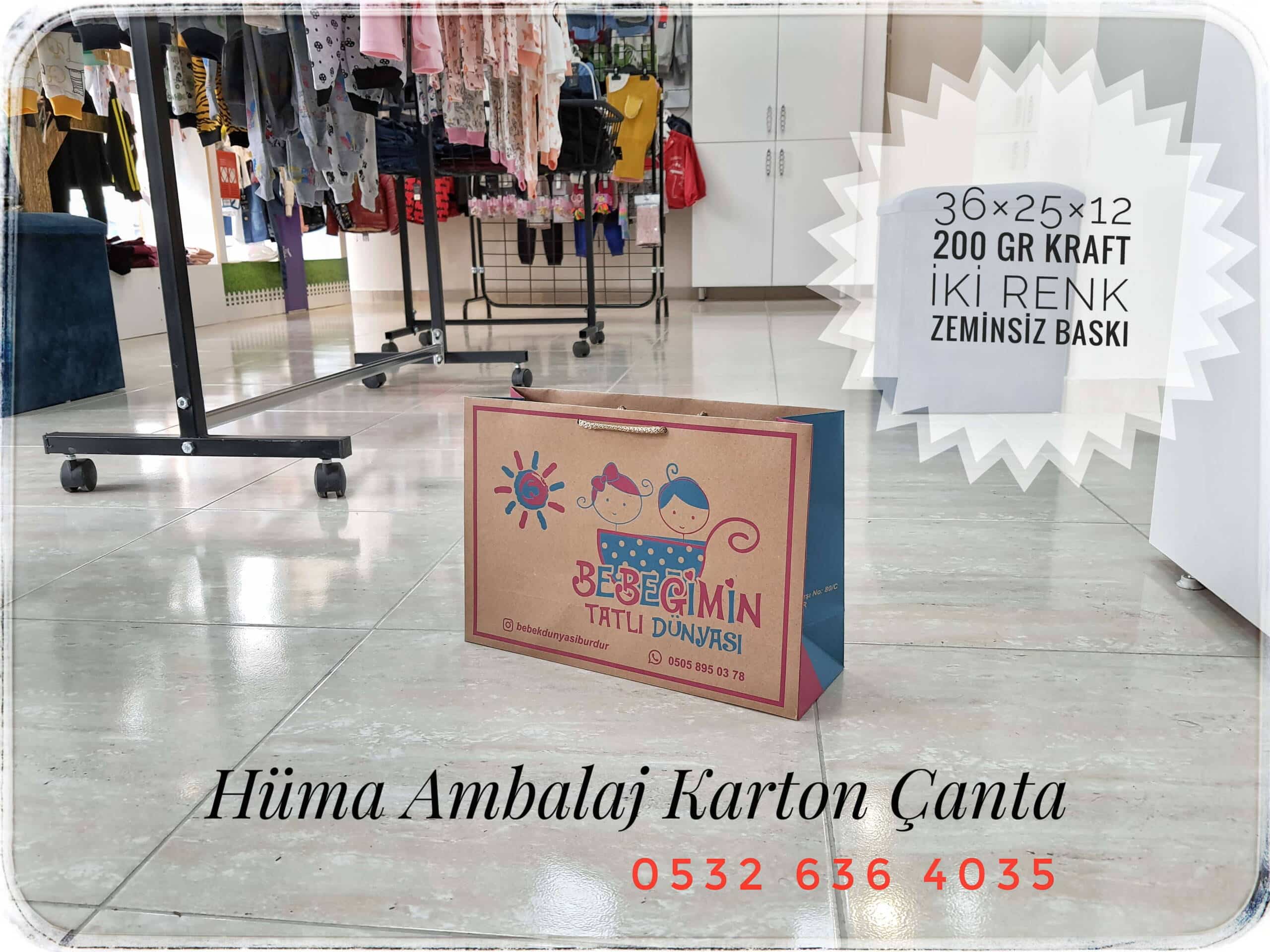 BEBEĞİMİN TATLI DÜNYASI | BURDUR KRAFT KARTON ÇANTA MODELİ