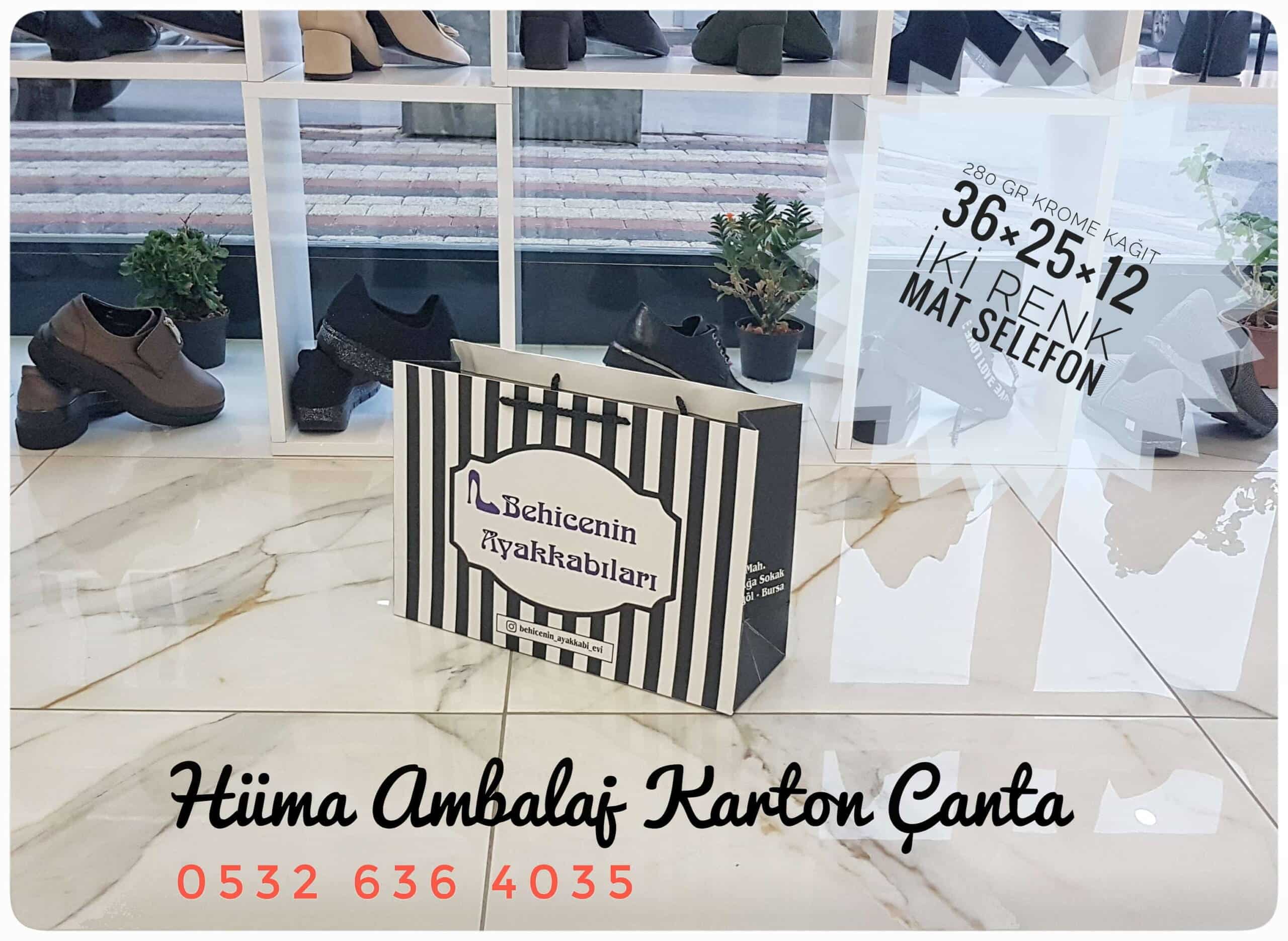 BEHİCENİN AYAKKABILARI | BURSA KRAFT KARTON ÇANTA MODELİ