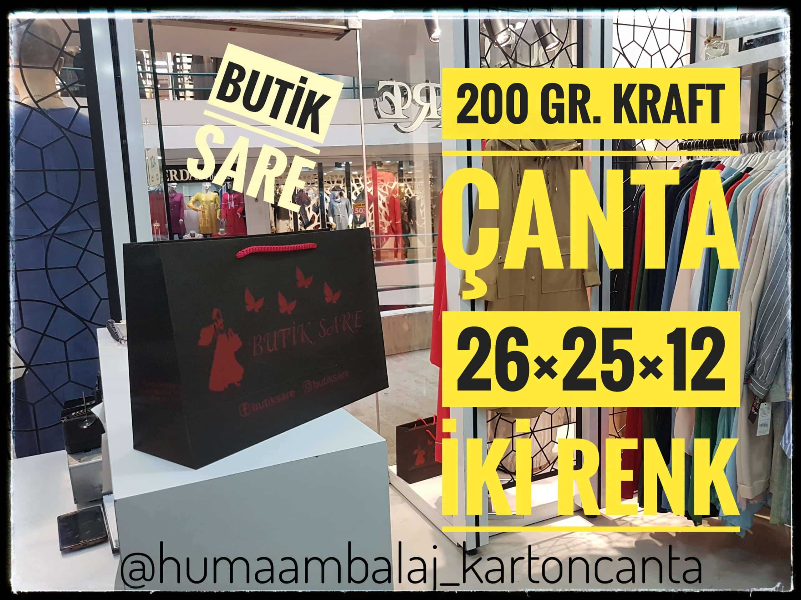 BUTİK SARE | DENİZLİ KRAFT KARTON ÇANTA MODELİ