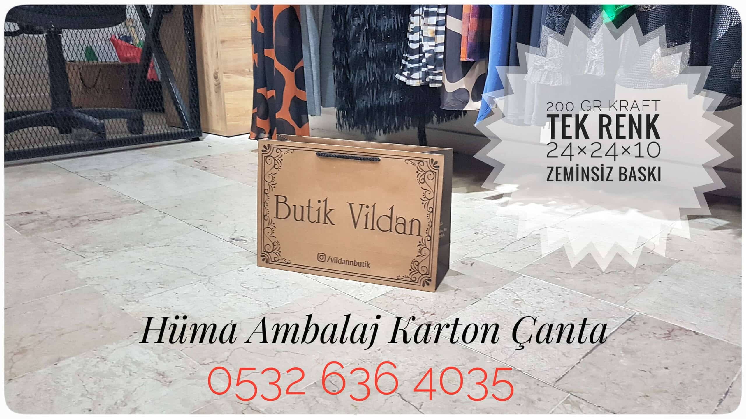 BUTİK VİLDAN | BURSA KRAFT KARTON ÇANTA MODELİ
