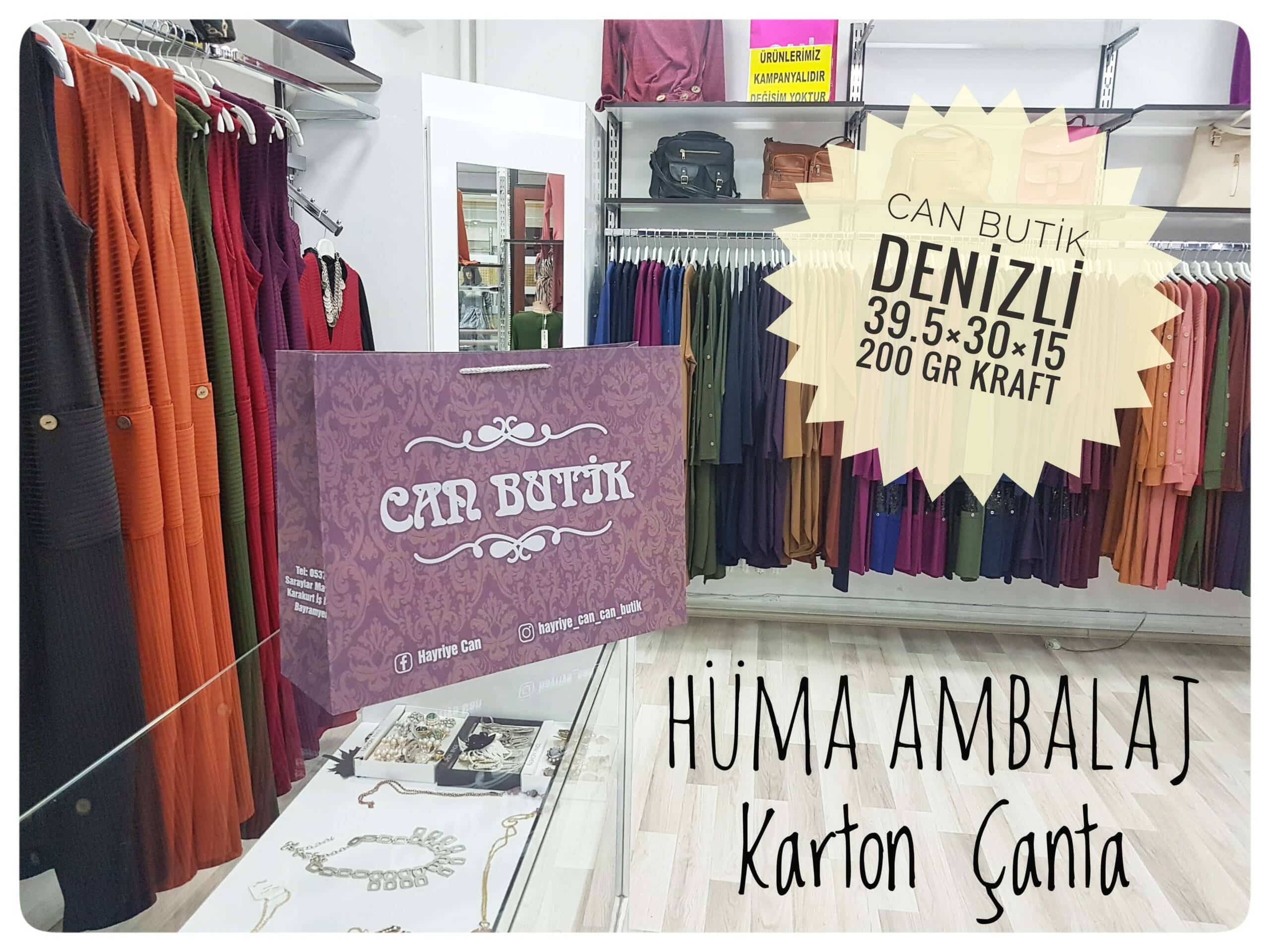 CAN BUTİK | DENİZLİ KRAFT KARTON ÇANTA MODELİ