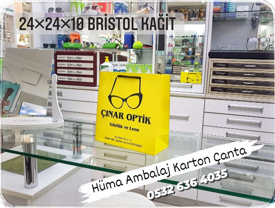 CİNAR OPTİK | DENİZLİ KRAFT KARTON ÇANTA MODELİ