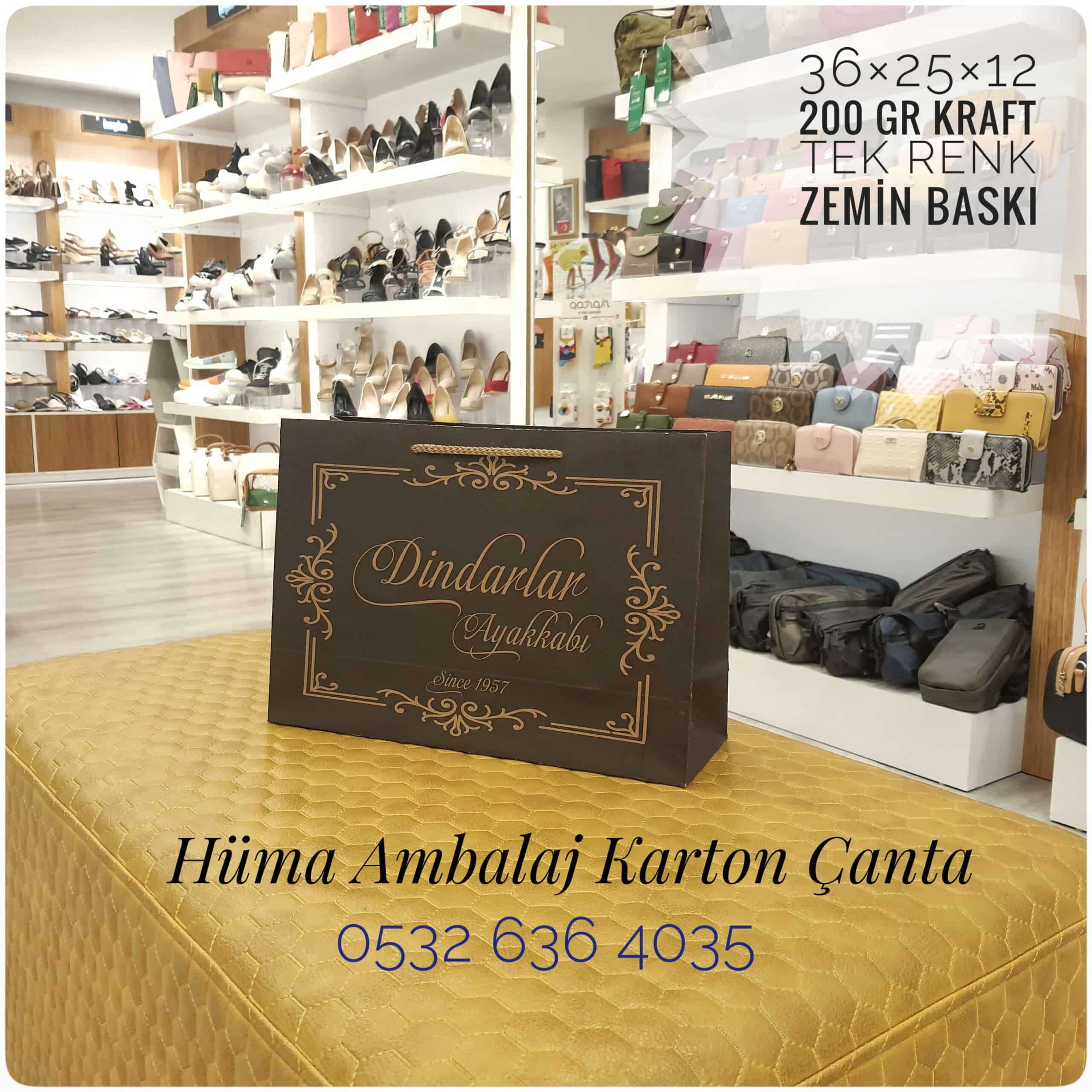 DİNDARLAR AYAKKABI | BİLECİK KRAFT KARTON ÇANTA MODELİ