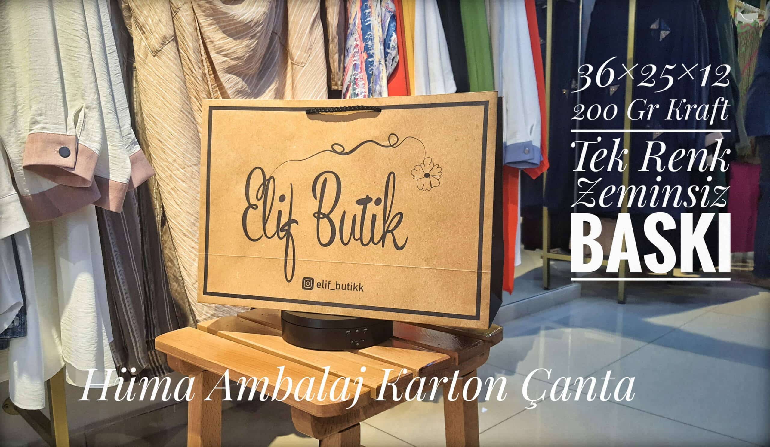 ELİF BUTİK | AYDIN KRAFT KARTON ÇANTA MODELİ