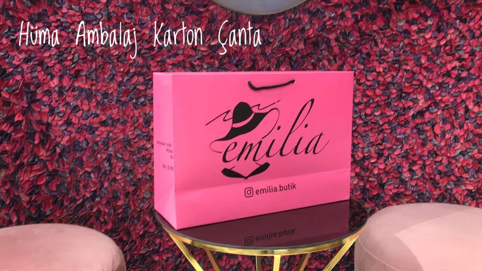 EMİLİA BUTİK | DENİZLİ KRAFT KARTON ÇANTA MODELİ