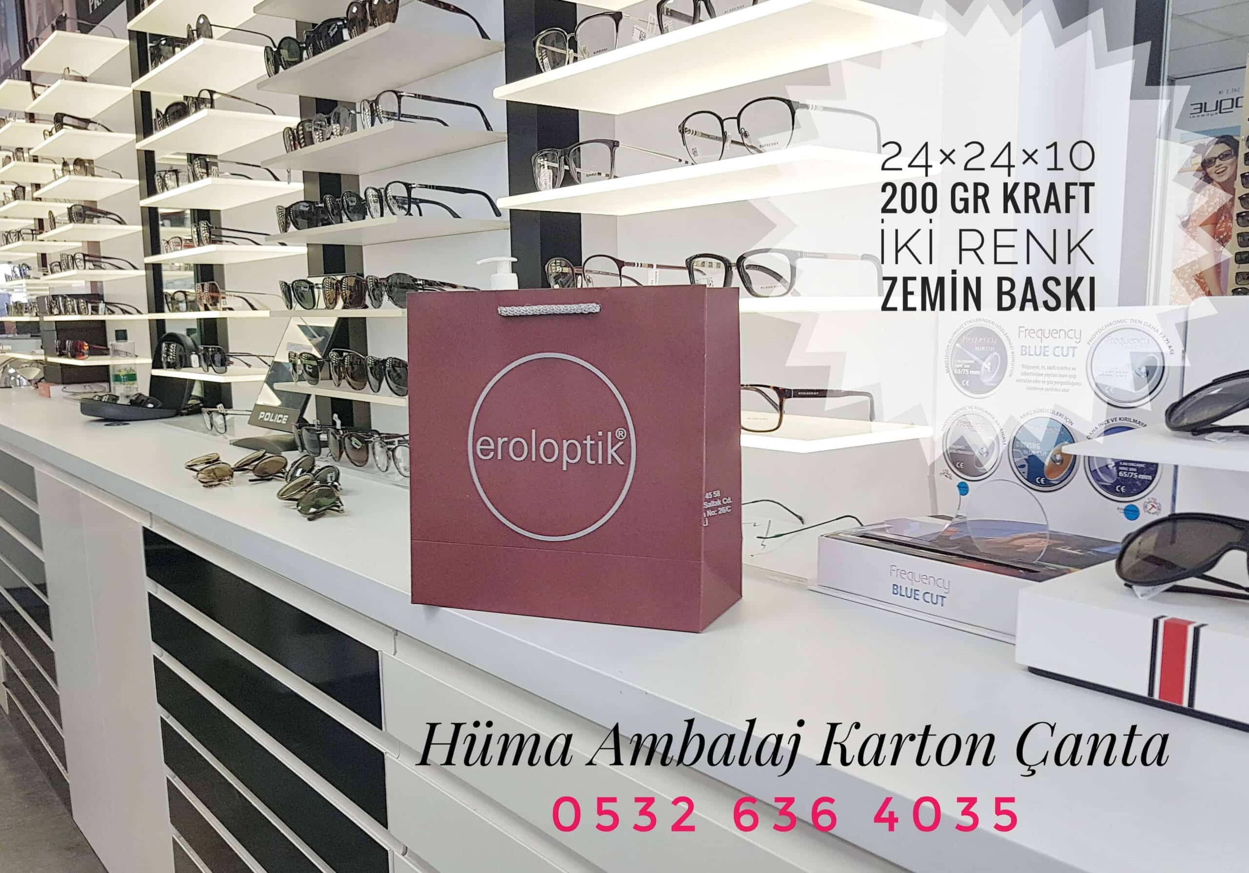 EROL OPTİK | DENİZLİ KRAFT KARTON ÇANTA MODELİ