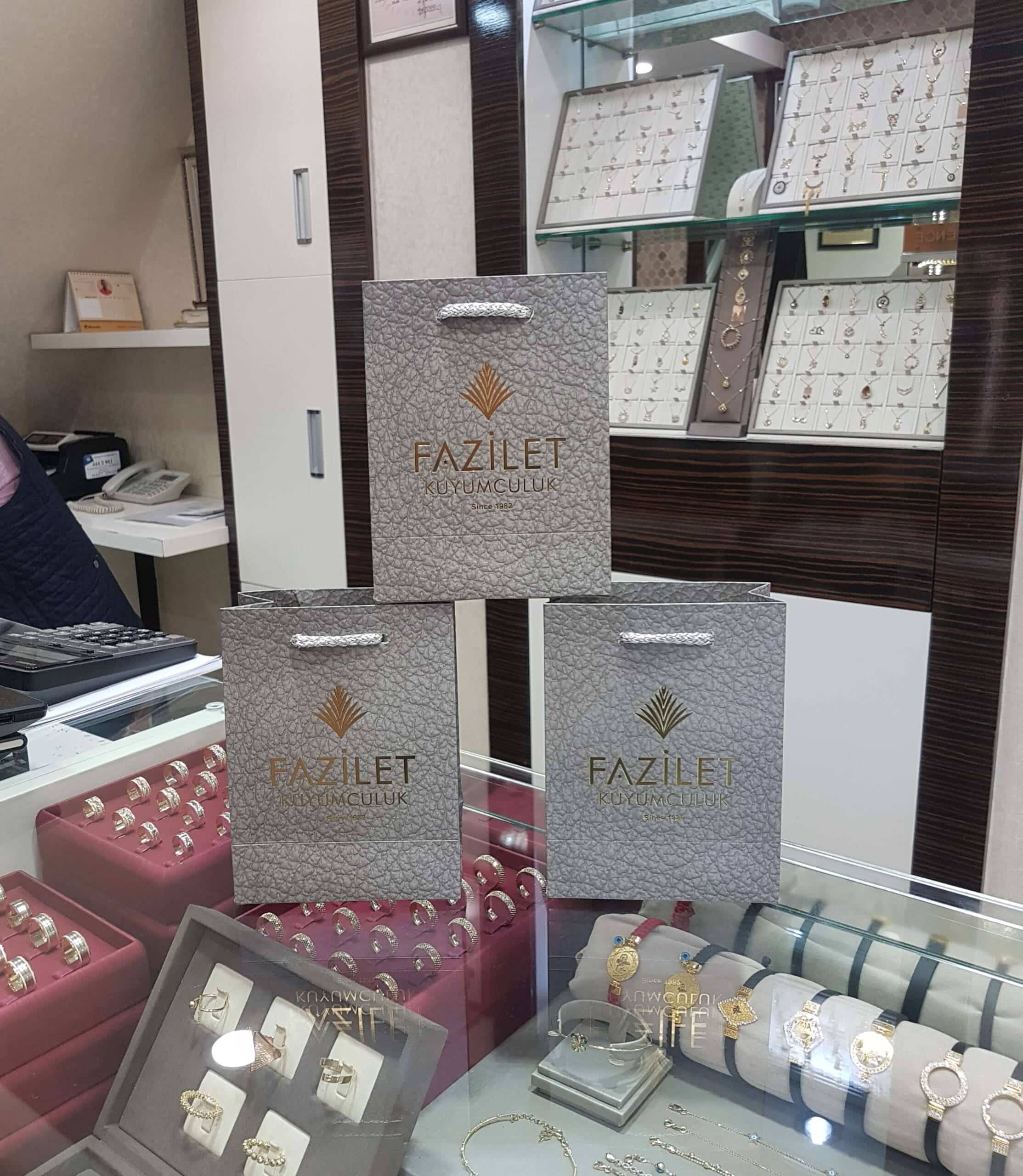 FAZİLET KUYUMCULUK | DENİZLİ KRAFT KARTON ÇANTA MODELİ
