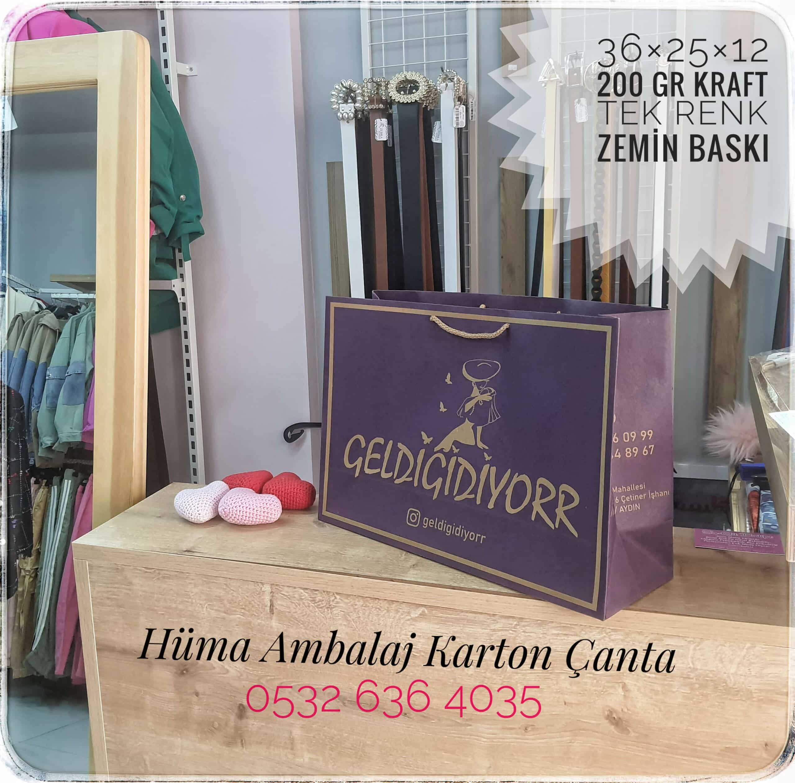 GELDİ GİDİYOR | AYDIN KRAFT KARTON ÇANTA MODELİ