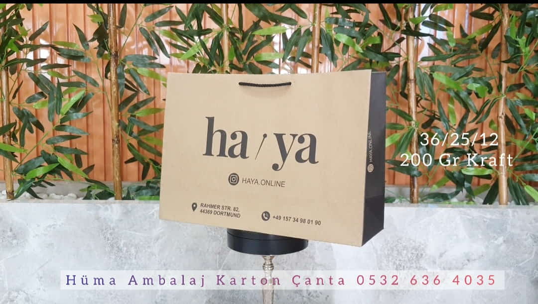 HAYA ONLİNE | ALMANYA KRAFT KARTON ÇANTA MODELİ