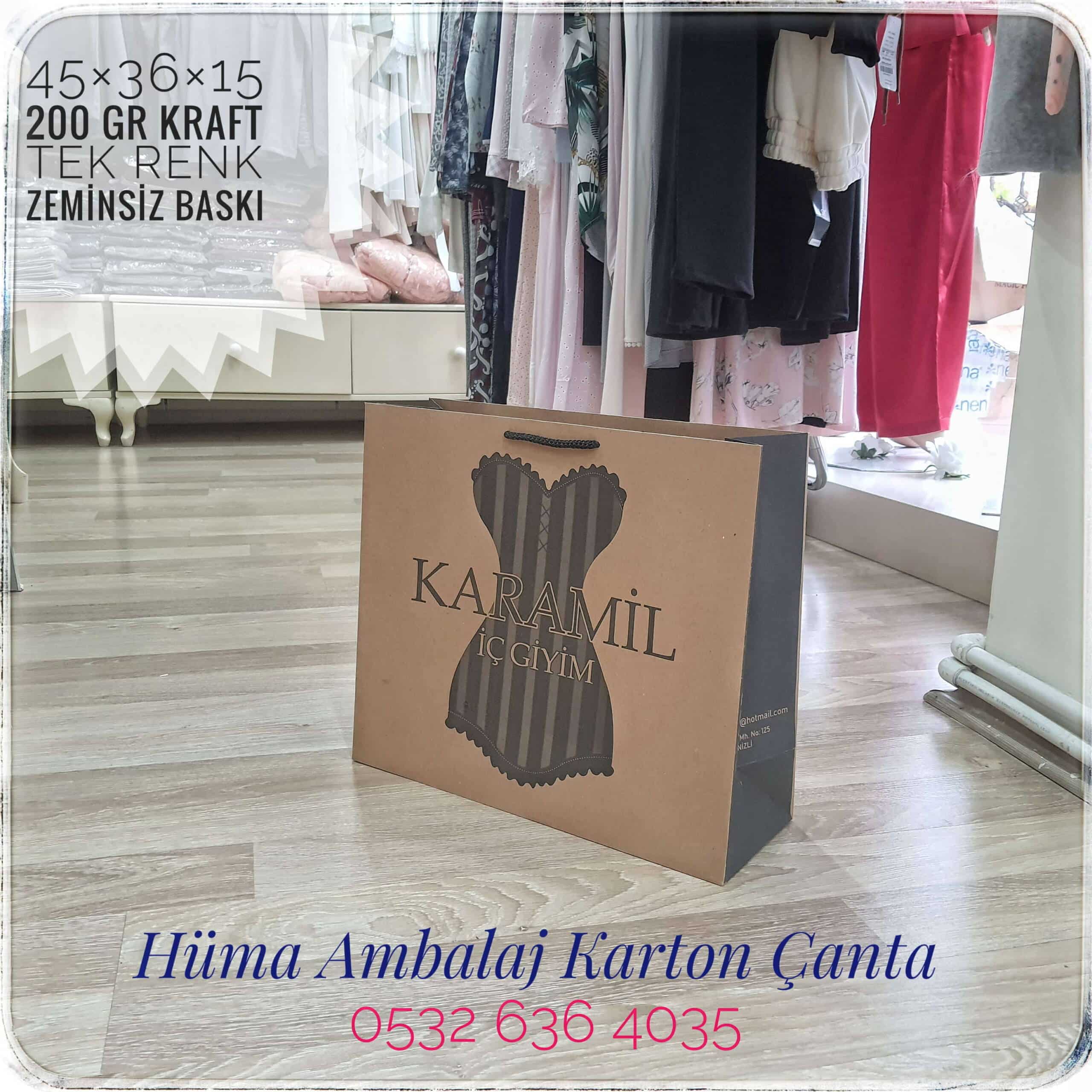 KARAMİL | DENİZLİ KRAFT KARTON ÇANTA MODELİ