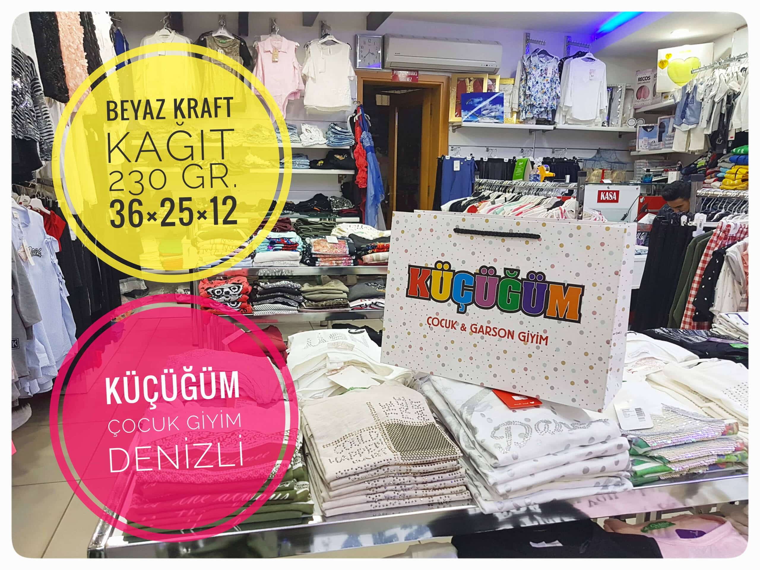 KÜÇÜĞÜM ÇOCUK GARSON GİYİM | DENİZLİ KRAFT KARTON ÇANTA MODELİ