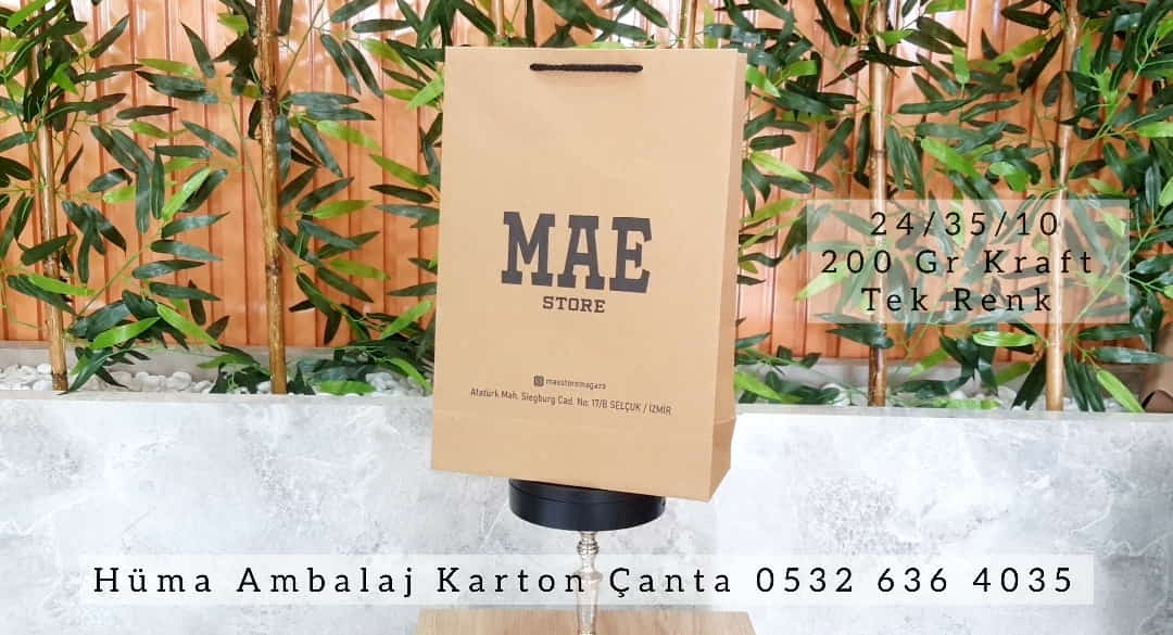 MAE STORE | AYDIN KRAFT KARTON ÇANTA MODELİ