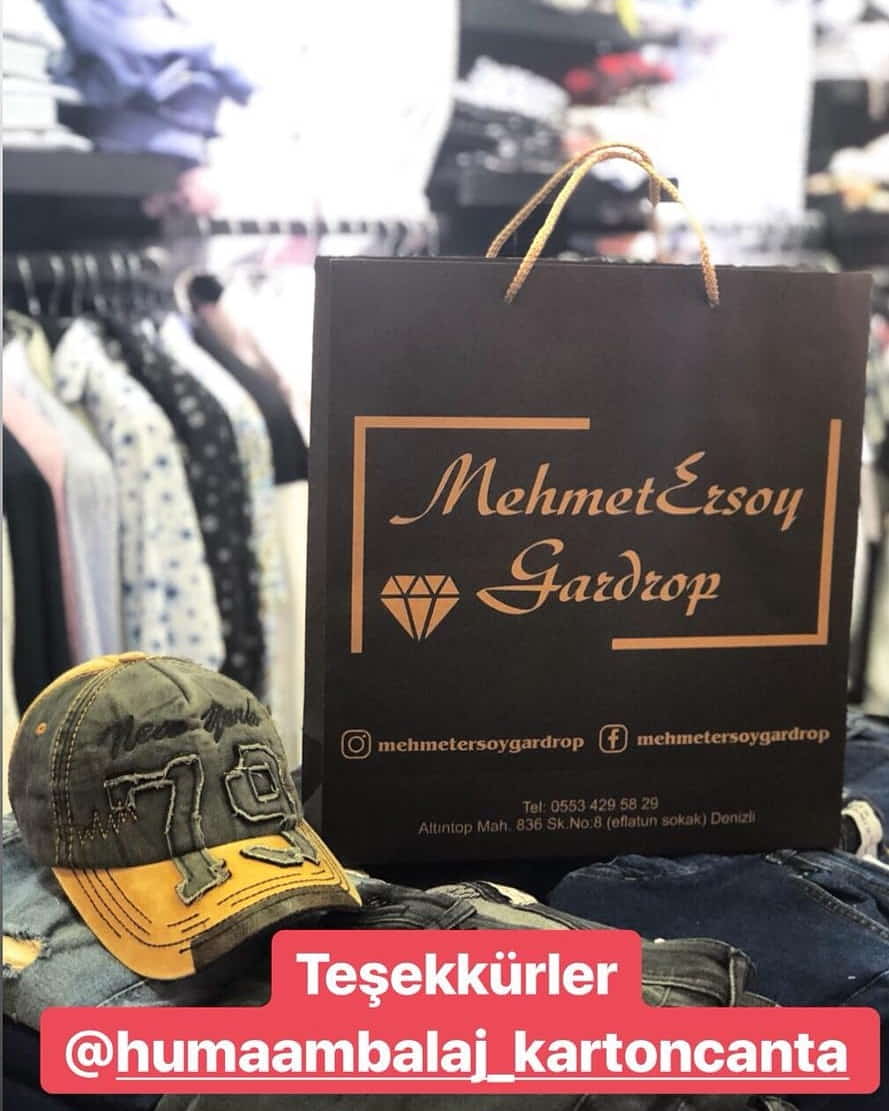 MEHMET ERSOY GARDROP | DENİZLİ KRAFT KARTON ÇANTA MODELİ