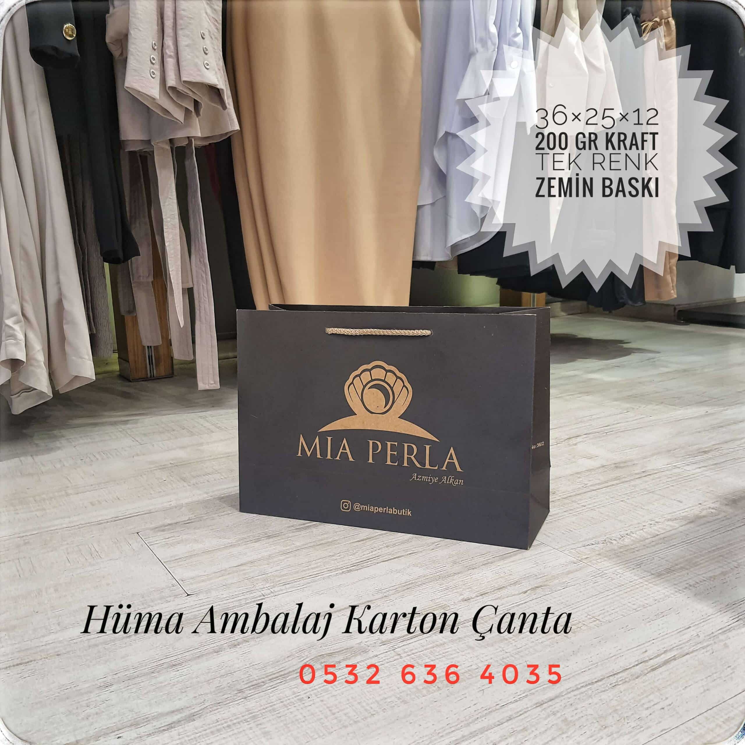 MİA PERLA | BURSA KRAFT KARTON ÇANTA MODELİ