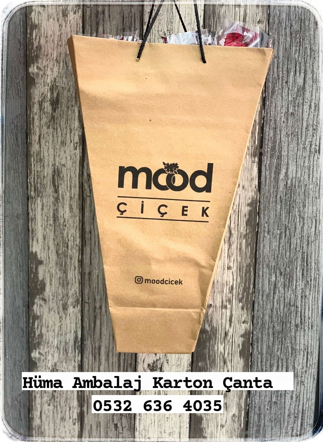 MOOD ÇİÇEK | BATMAN KRAFT KARTON ÇANTA MODELİ