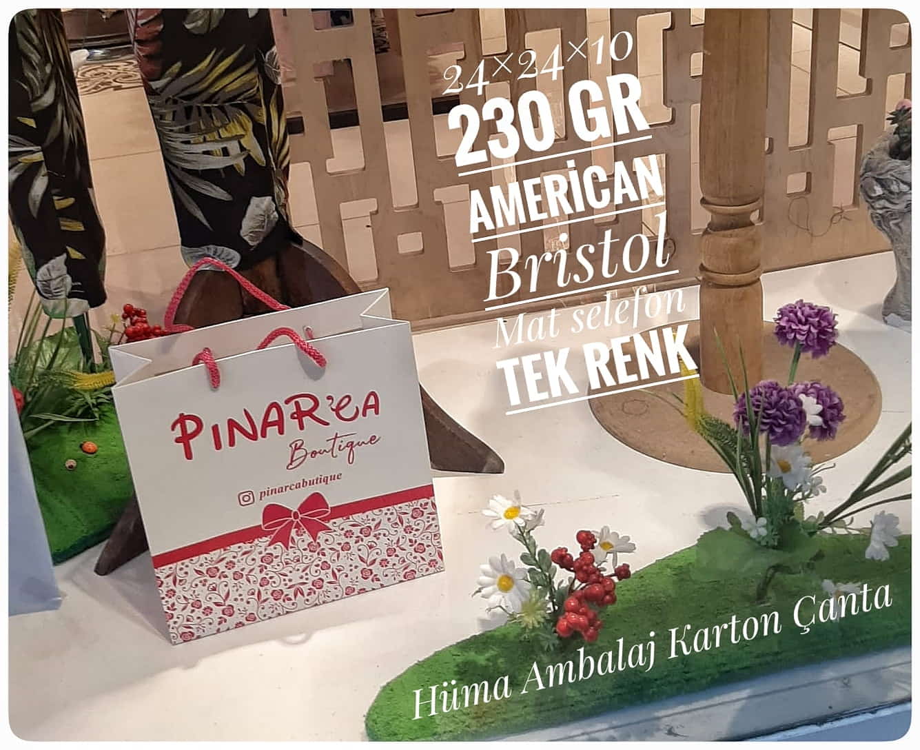 PİNAR’CA BUTİK | BİLECİK KRAFT KARTON ÇANTA MODELİ