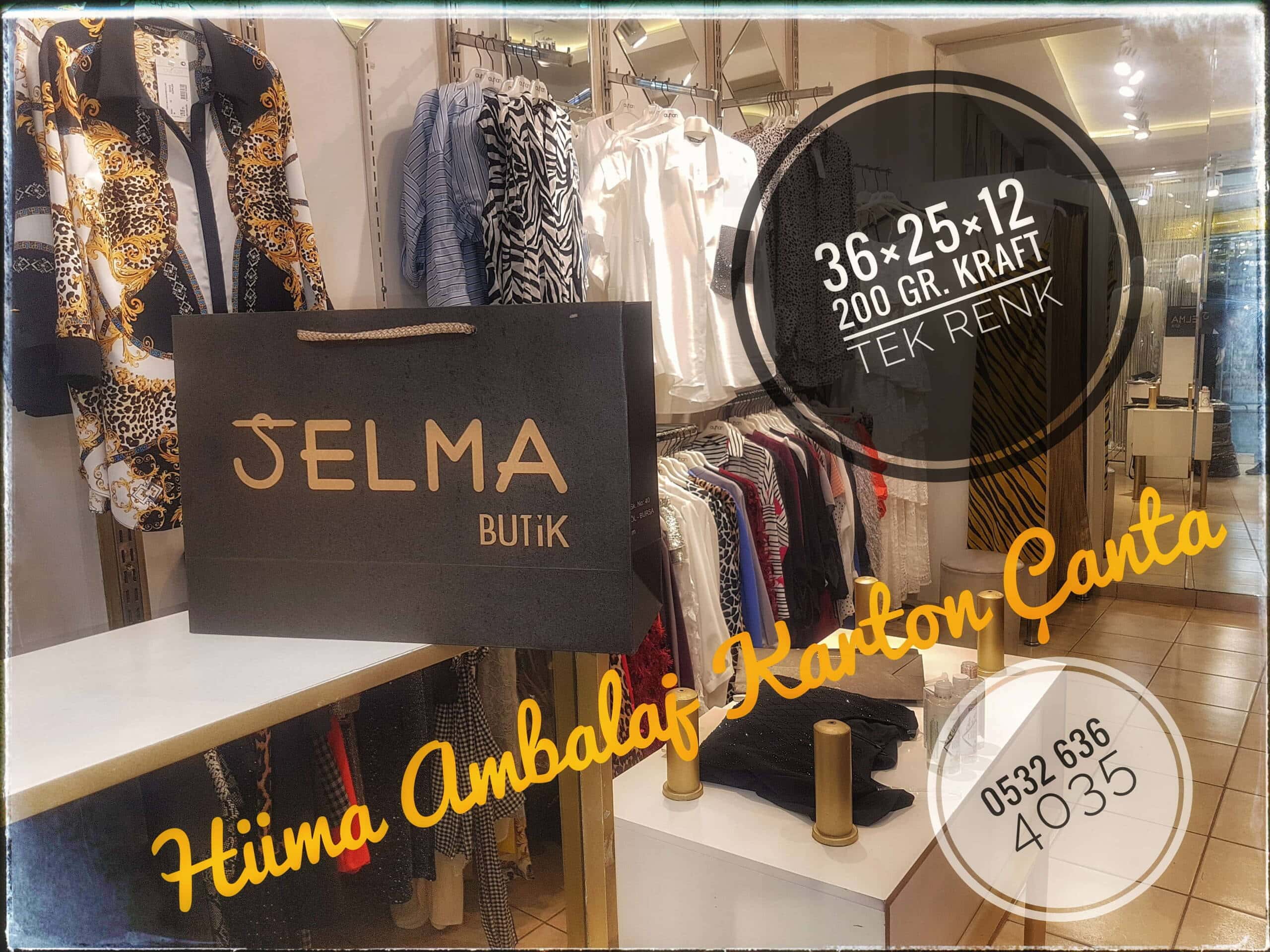 SELMA BUTİK | BURSA KRAFT KARTON ÇANTA MODELİ