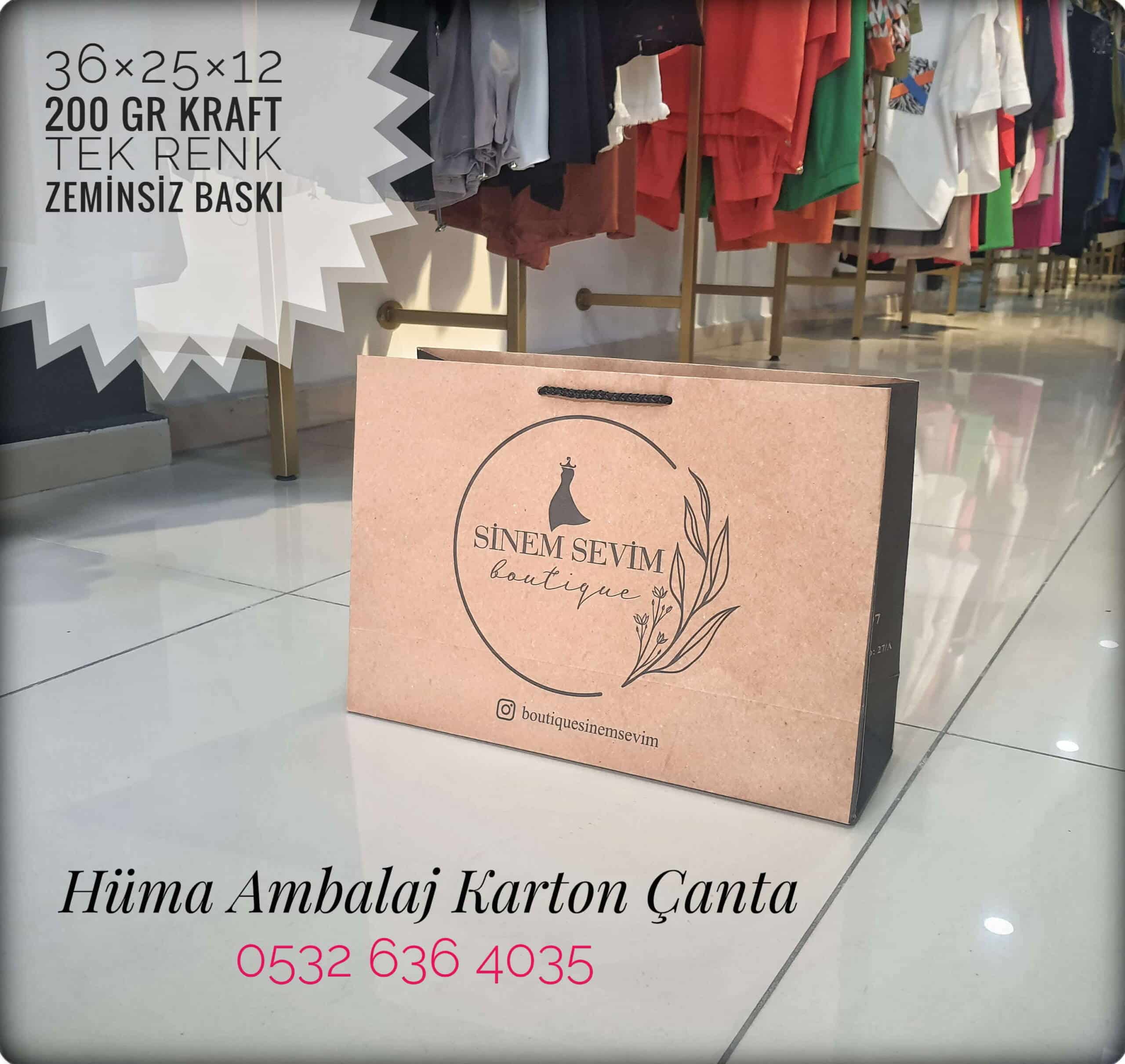 SİNEM SEVİM BOUTIQUE | AYDIN KRAFT KARTON ÇANTA MODELİ