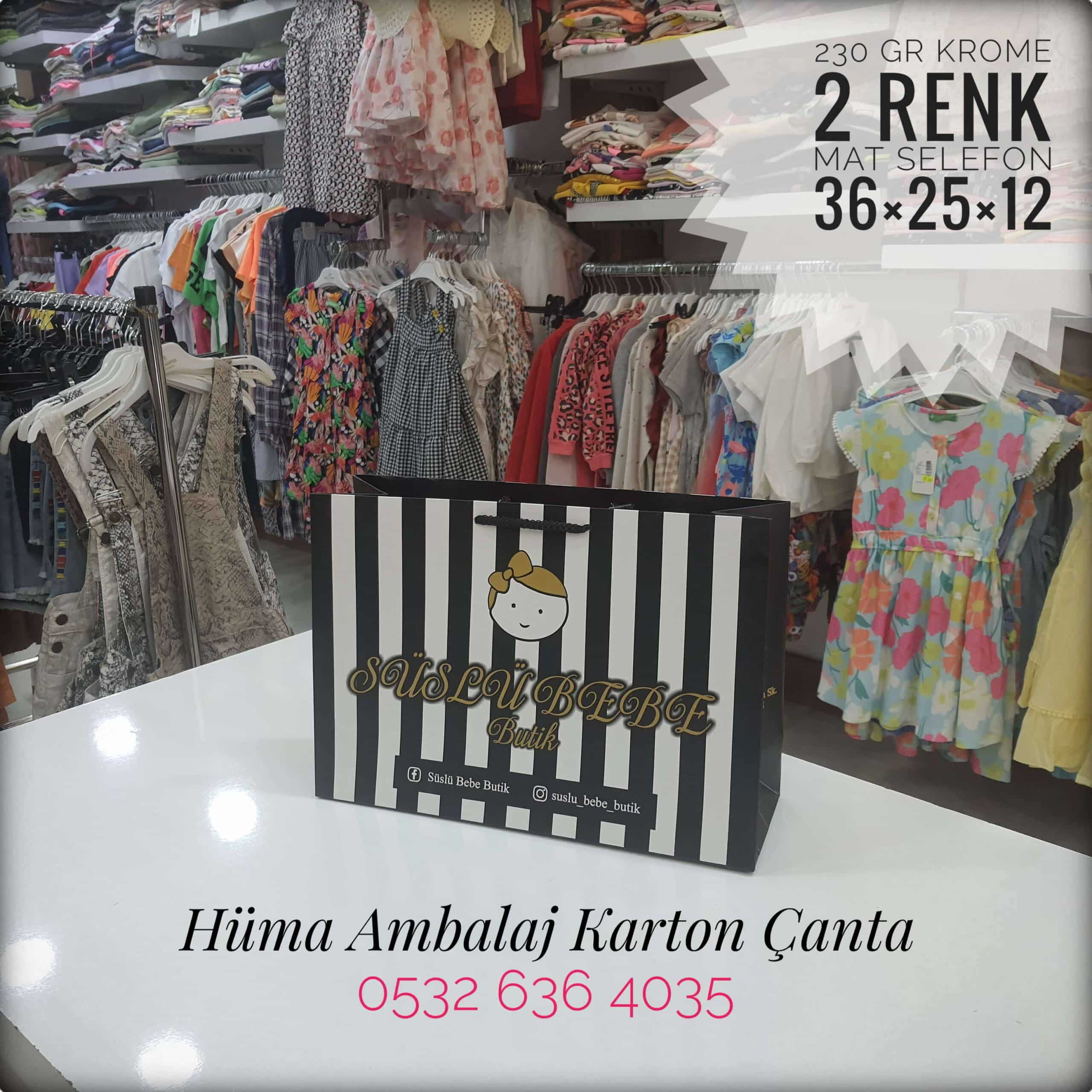 SÜSLÜ BEBE BUTİK | BURSA KRAFT KARTON ÇANTA MODELİ