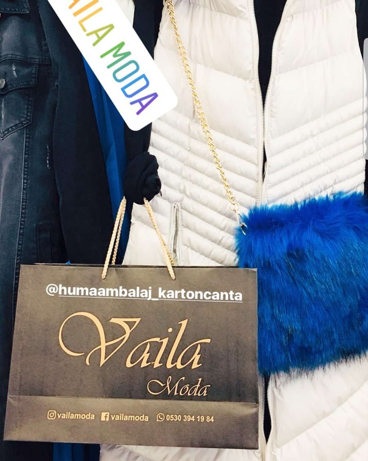 VAİLA MODA | DENİZLİ KRAFT KARTON ÇANTA MODELİ