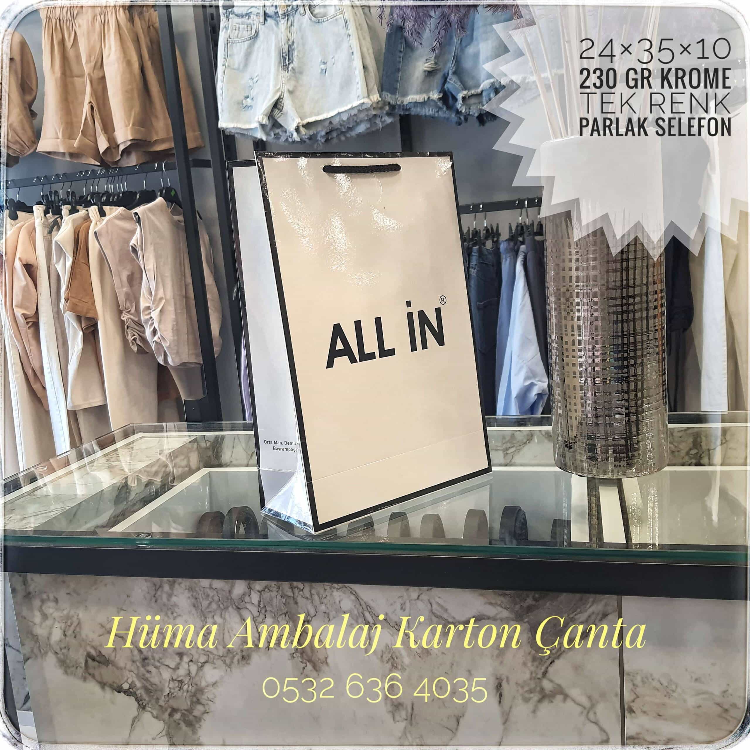 ALL IN | İSTANBUL KRAFT KARTON ÇANTA MODELİ