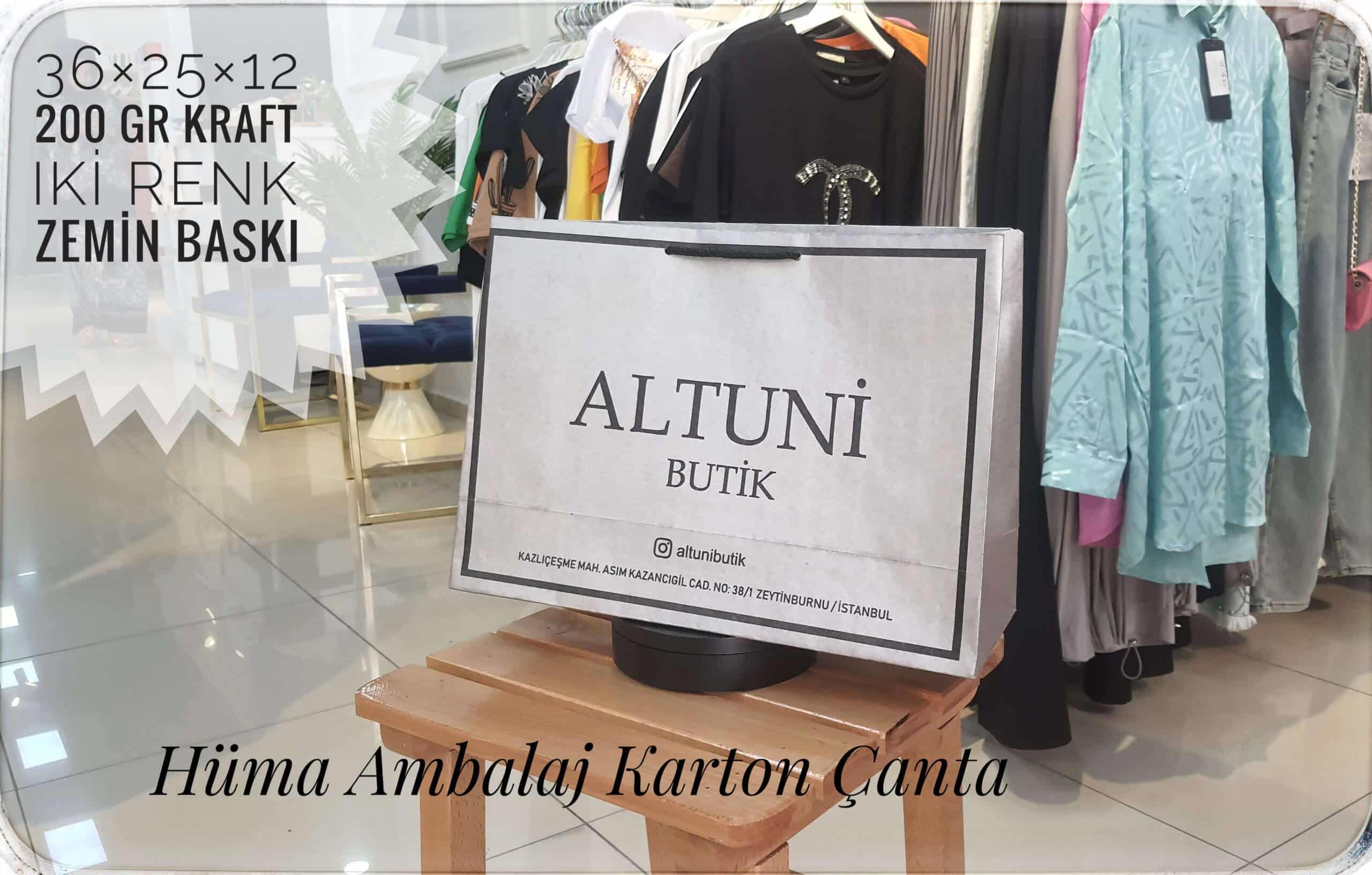 ALTUNİ | İSTANBUL KRAFT KARTON ÇANTA MODELİ