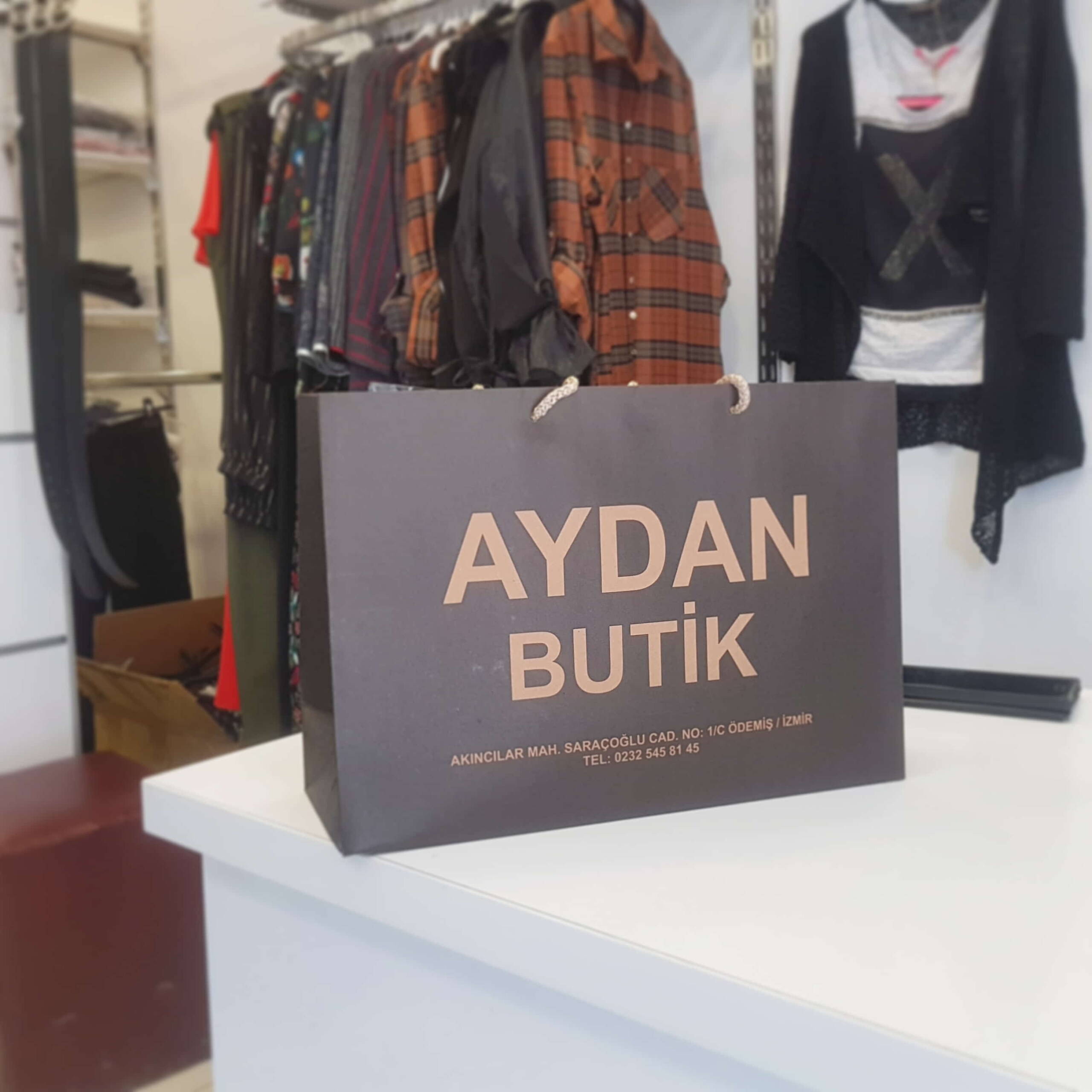 AYDAN BUTİK | İZMİR KRAFT KARTON ÇANTA MODELİ