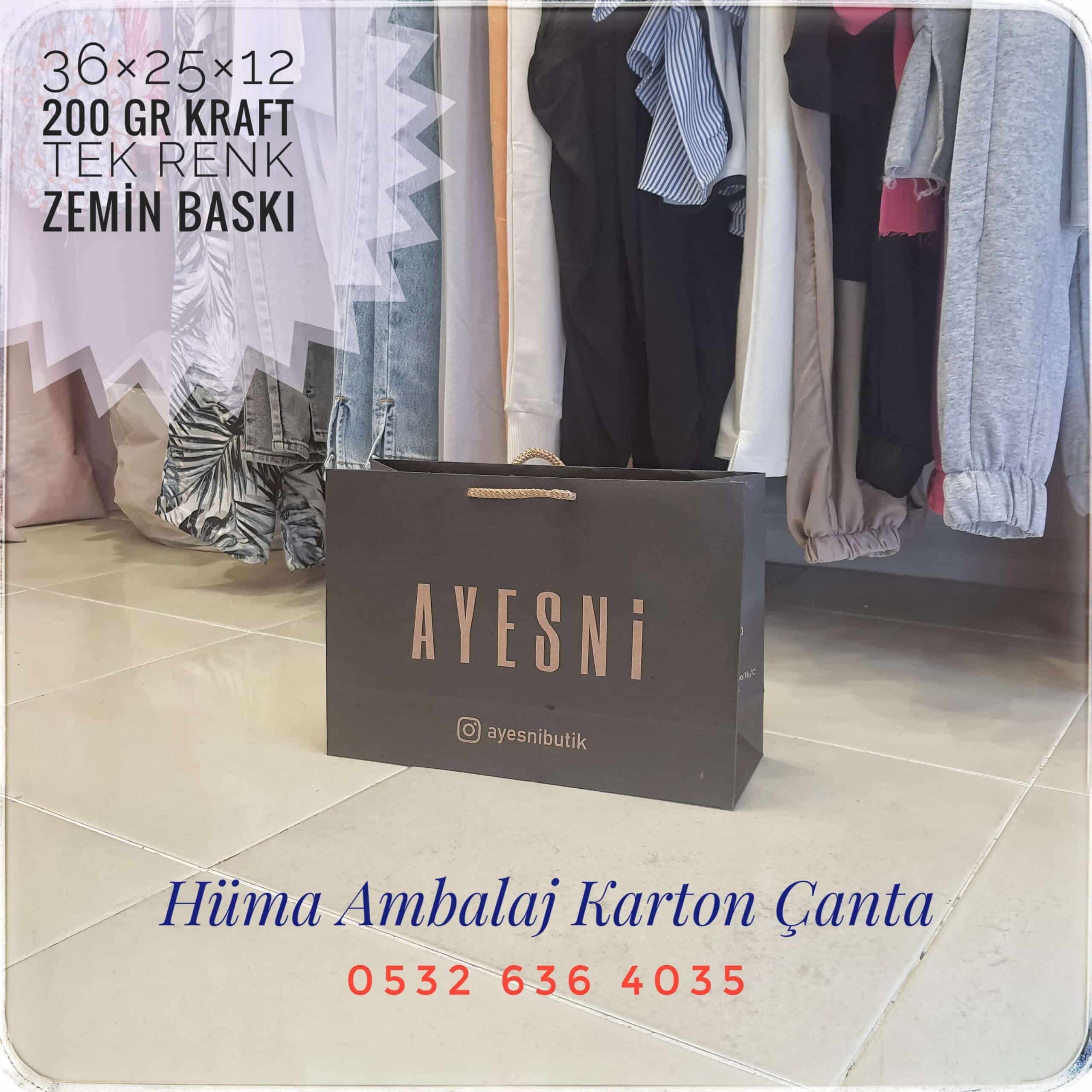 AYESNİ | İZMİR KRAFT KARTON ÇANTA MODELİ