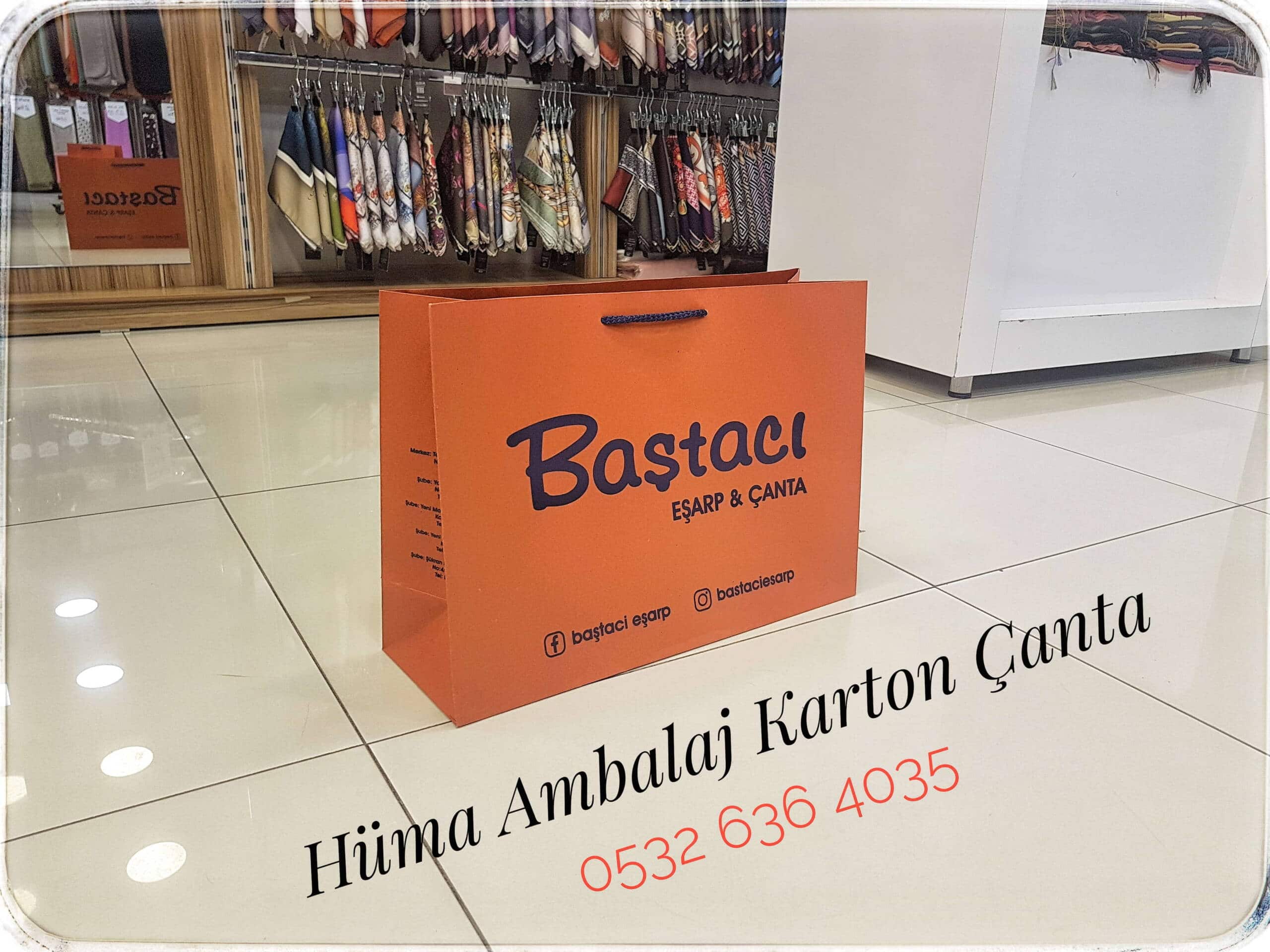 BAŞTACI EŞARP | KONYA KRAFT KARTON ÇANTA MODELİ