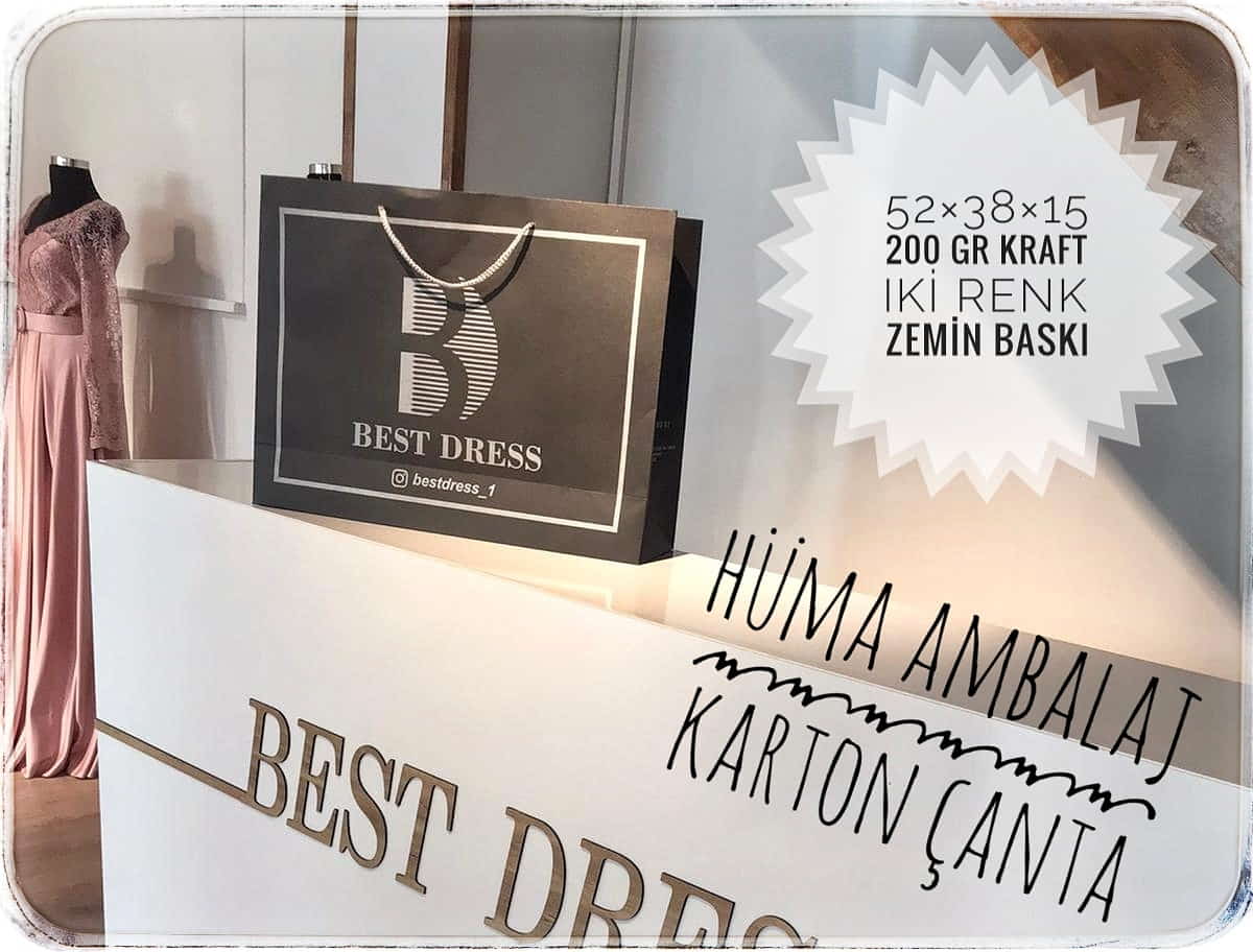 BEST DRESS | RİZE KRAFT KARTON ÇANTA MODELİ