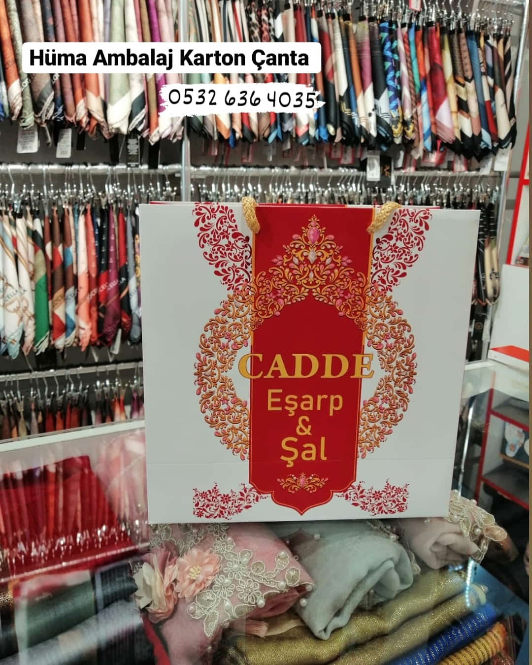 CADDE EŞARP | KONYA KRAFT KARTON ÇANTA MODELİ