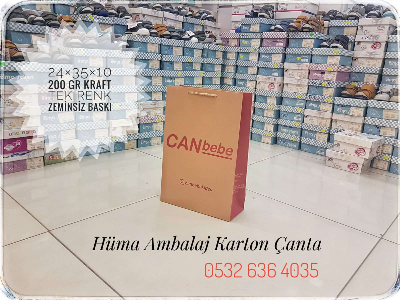 CAN BEBE | MANİSA KRAFT KARTON ÇANTA MODELİ