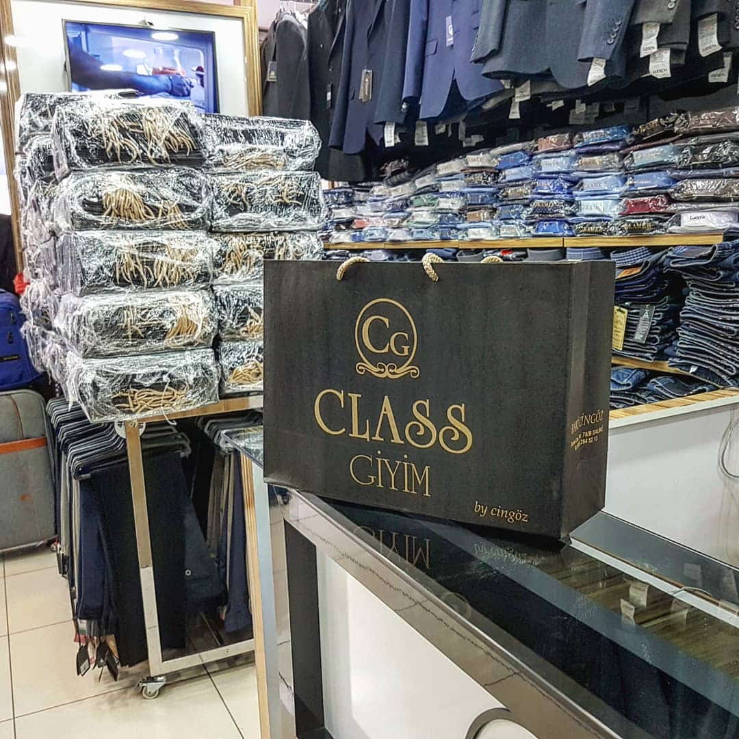 CLASS GİYİM | MANİSA KRAFT KARTON ÇANTA MODELİ