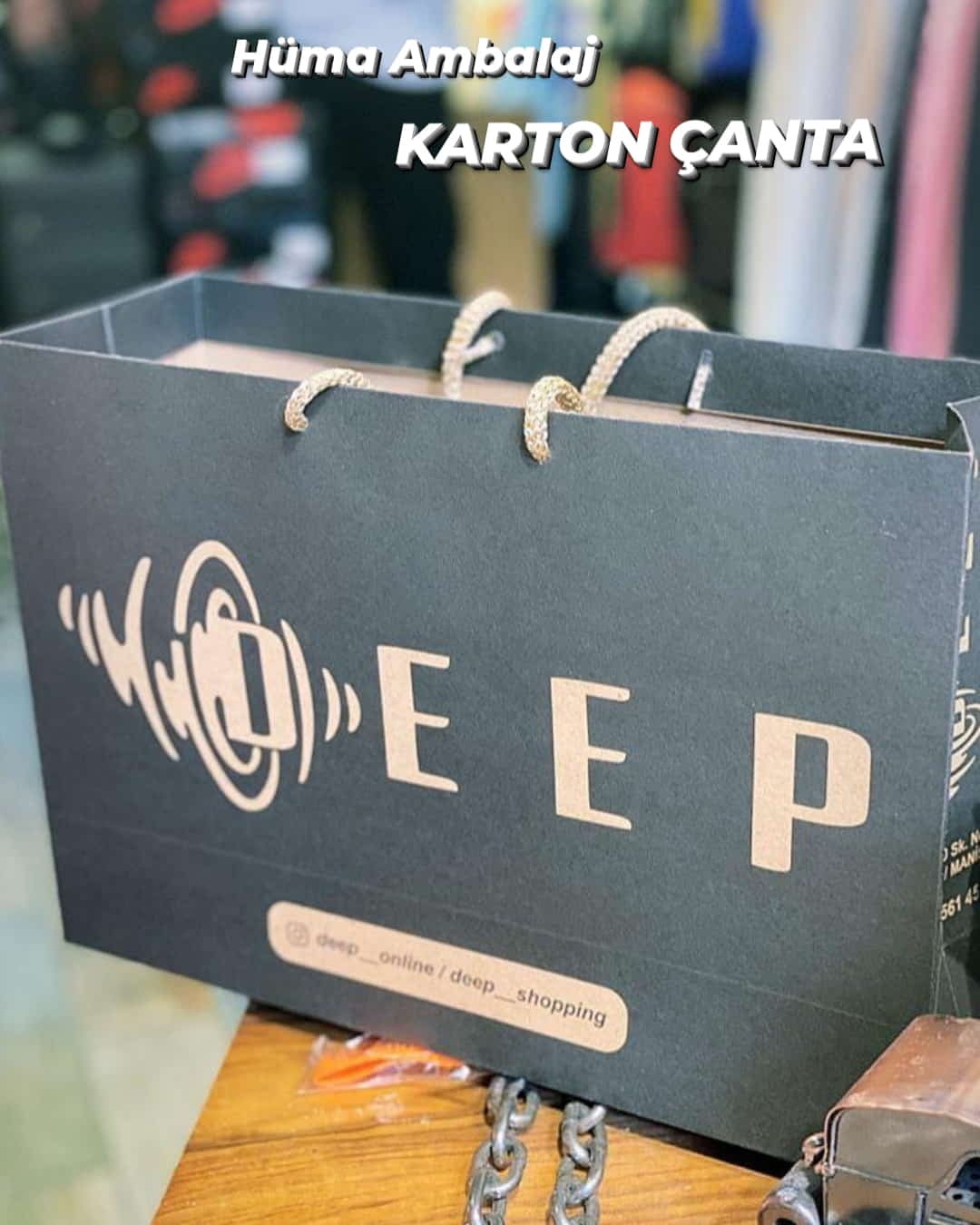DEEP | MANİSA KRAFT KARTON ÇANTA MODELİ