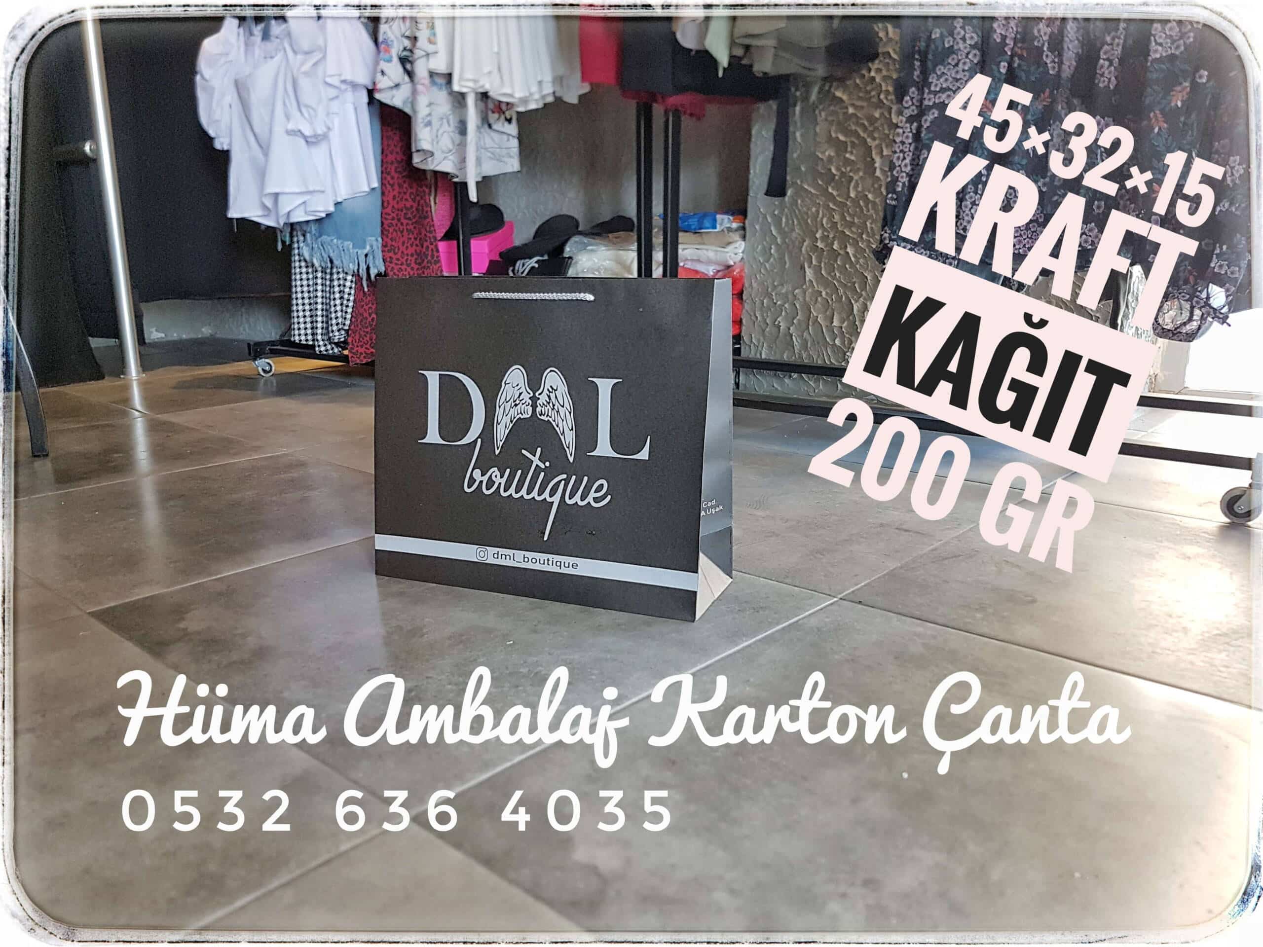 DML BOUTIQUE | UŞAK KRAFT KARTON ÇANTA MODELİ