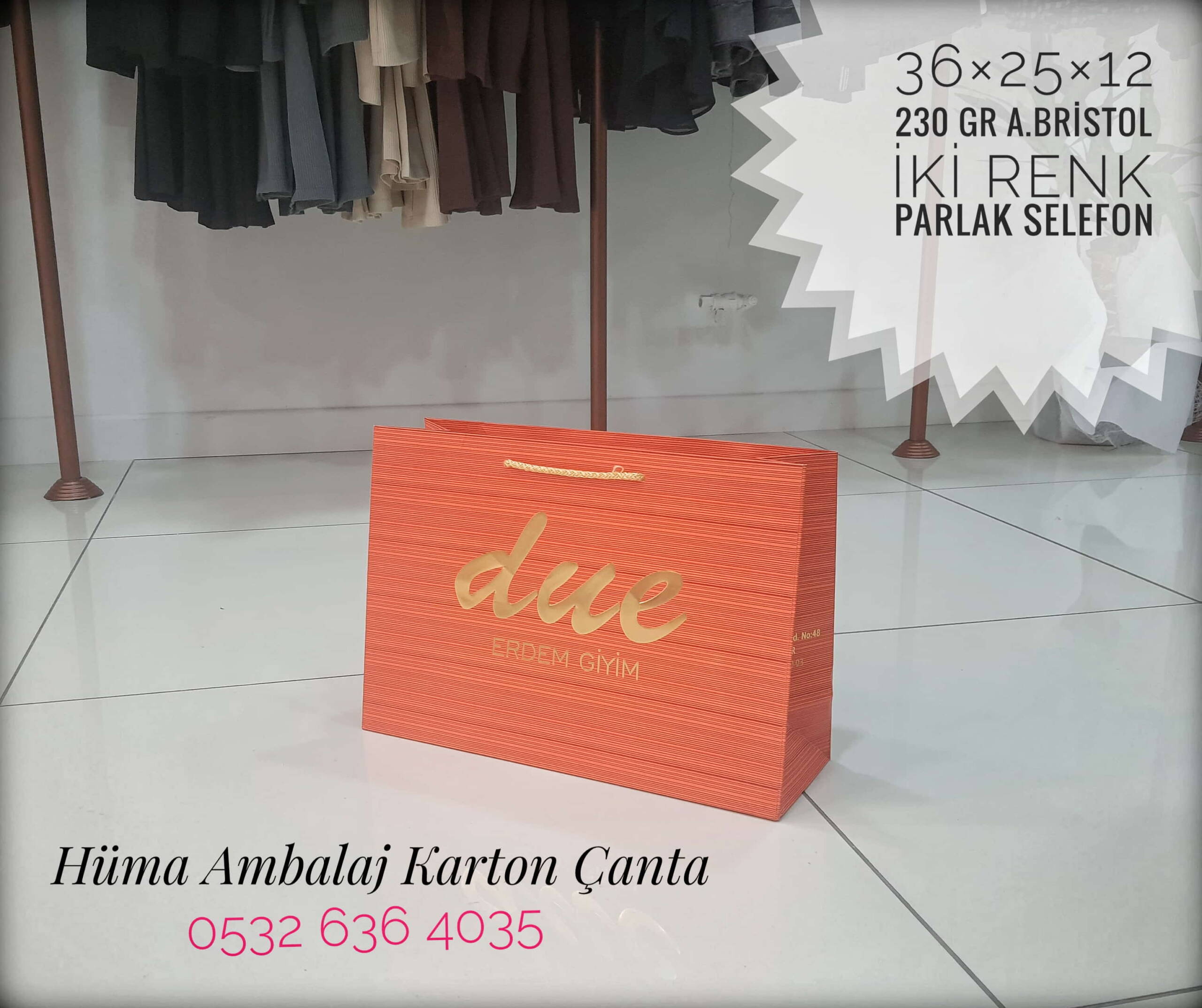 DUE EROEM | İZMİR KRAFT KARTON ÇANTA MODELİ