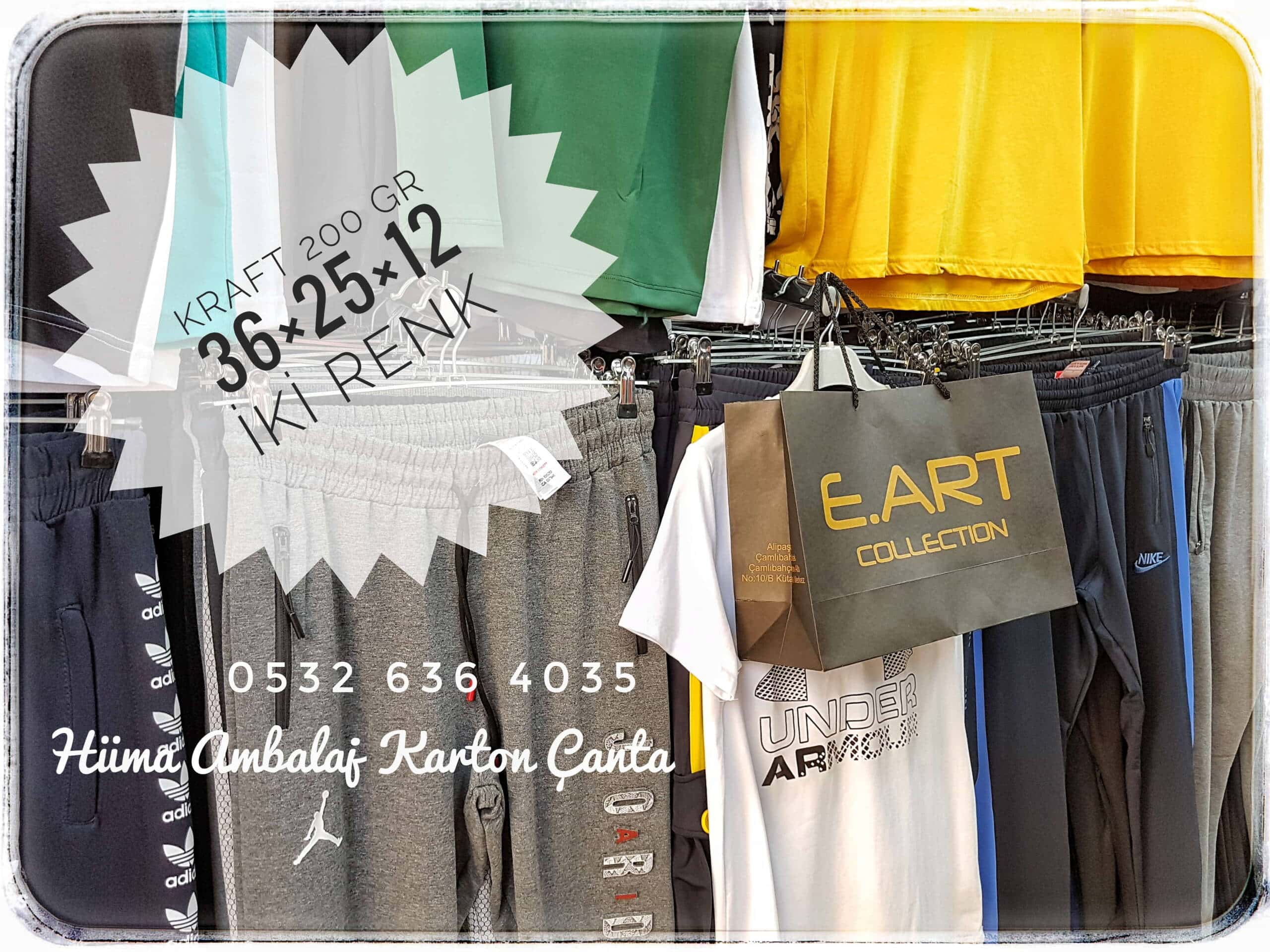 E ART COLLECTİON | KÜTAHYA KRAFT KARTON ÇANTA MODELİ