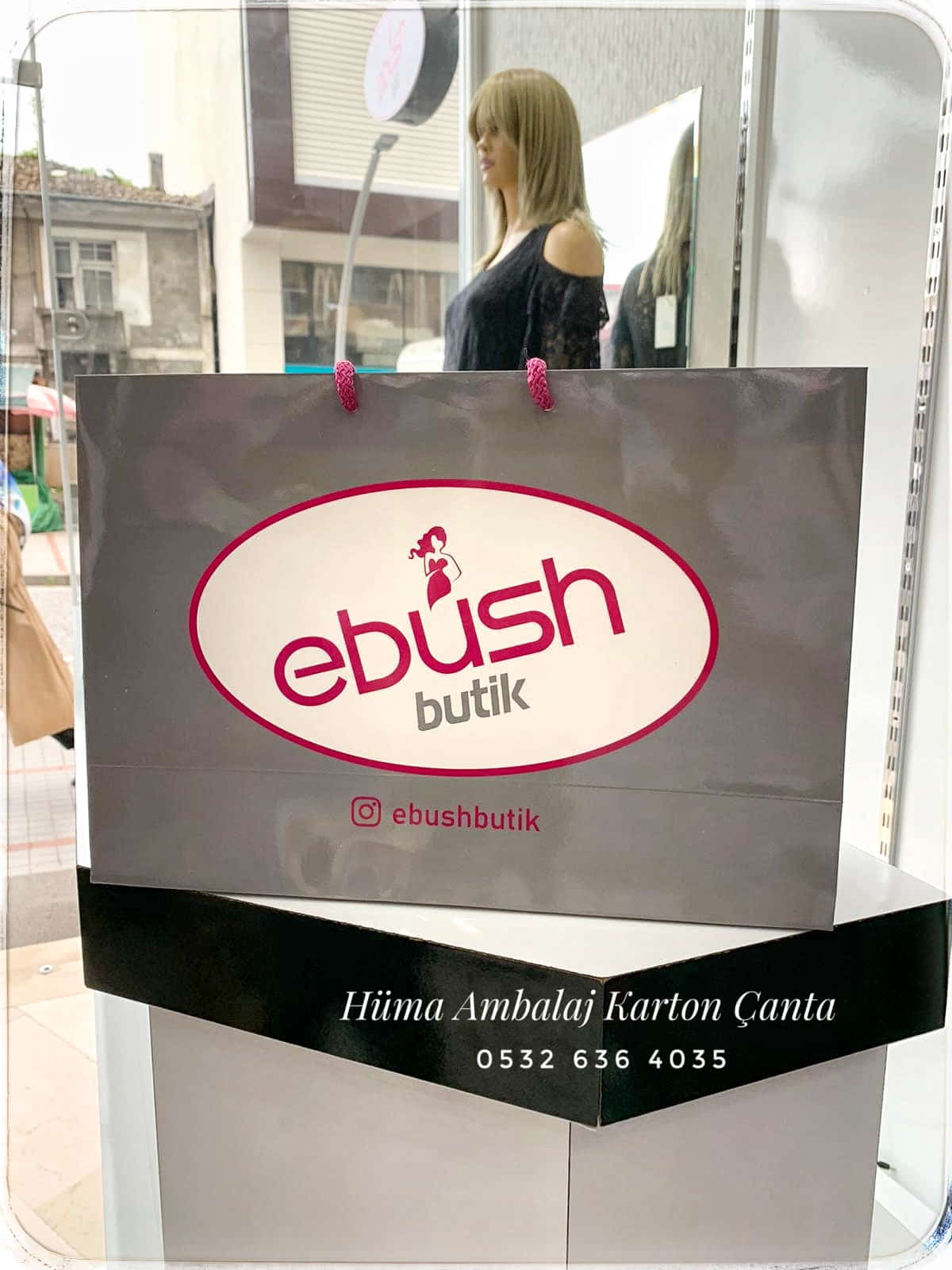 EBUSH BUTİK | RİZE KRAFT KARTON ÇANTA MODELİ