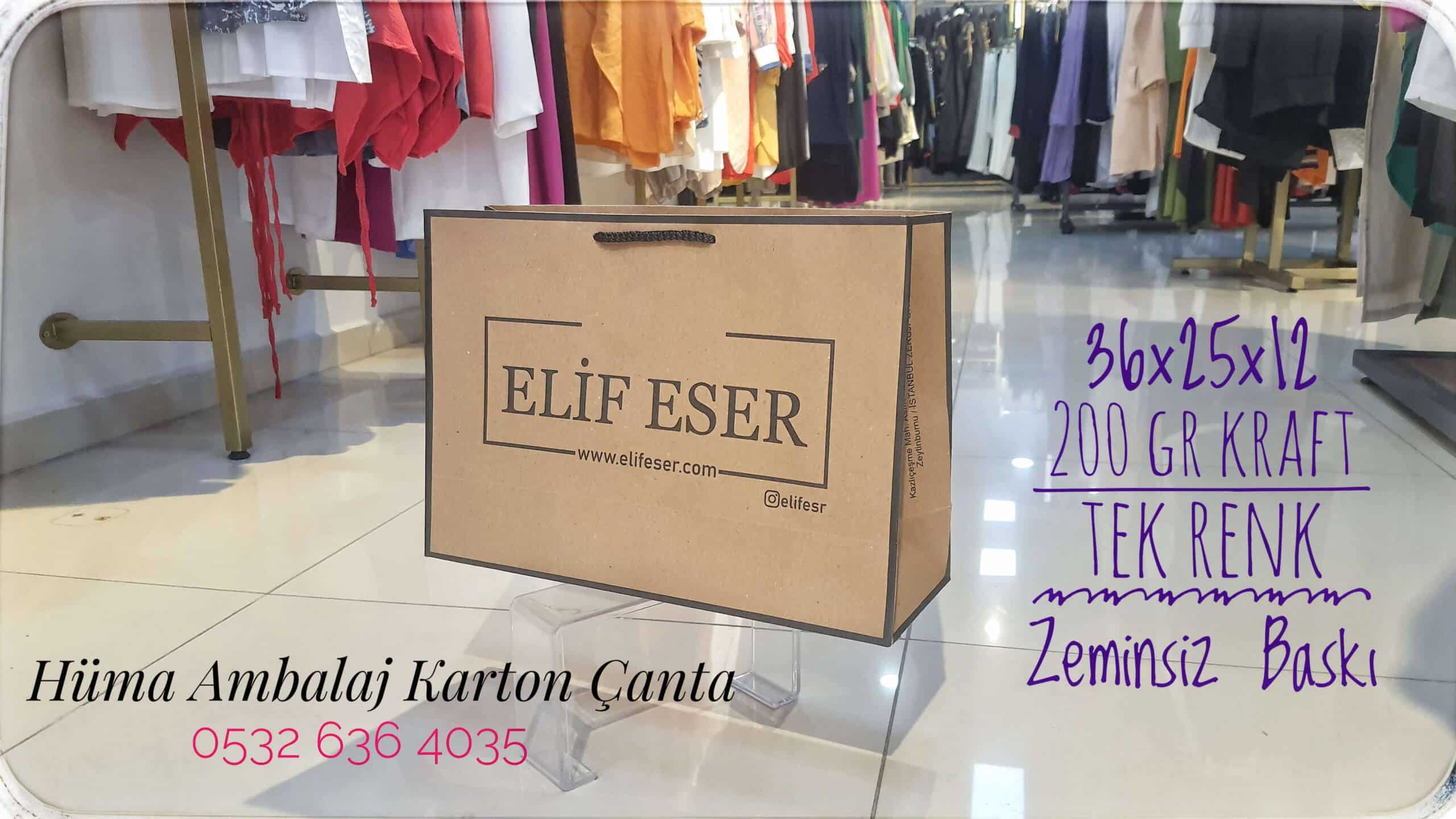 ELİF ESER | İSTANBUL KRAFT KARTON ÇANTA MODELİ