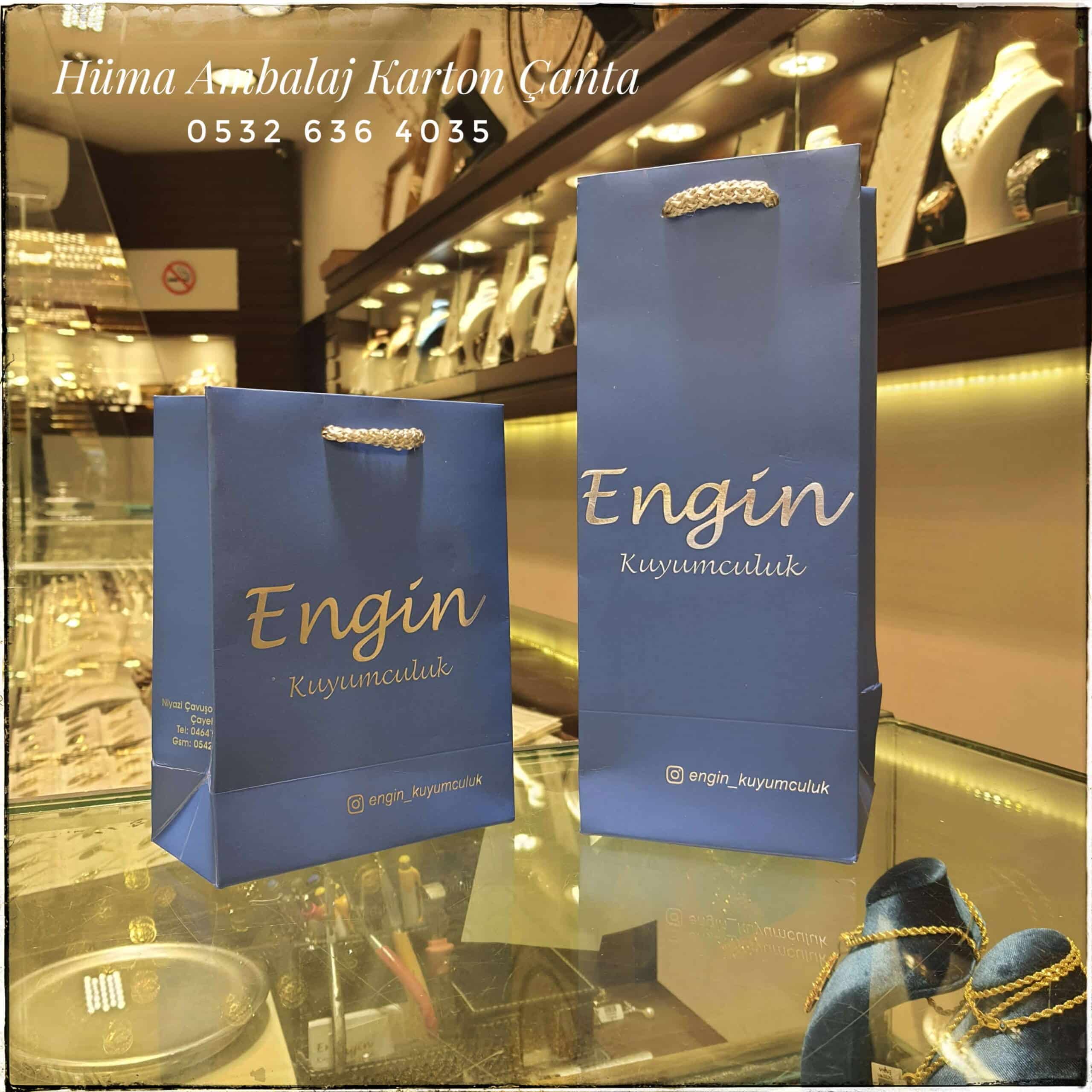 ENGİN KUYUMCULUK | RİZE KRAFT KARTON ÇANTA MODELİ