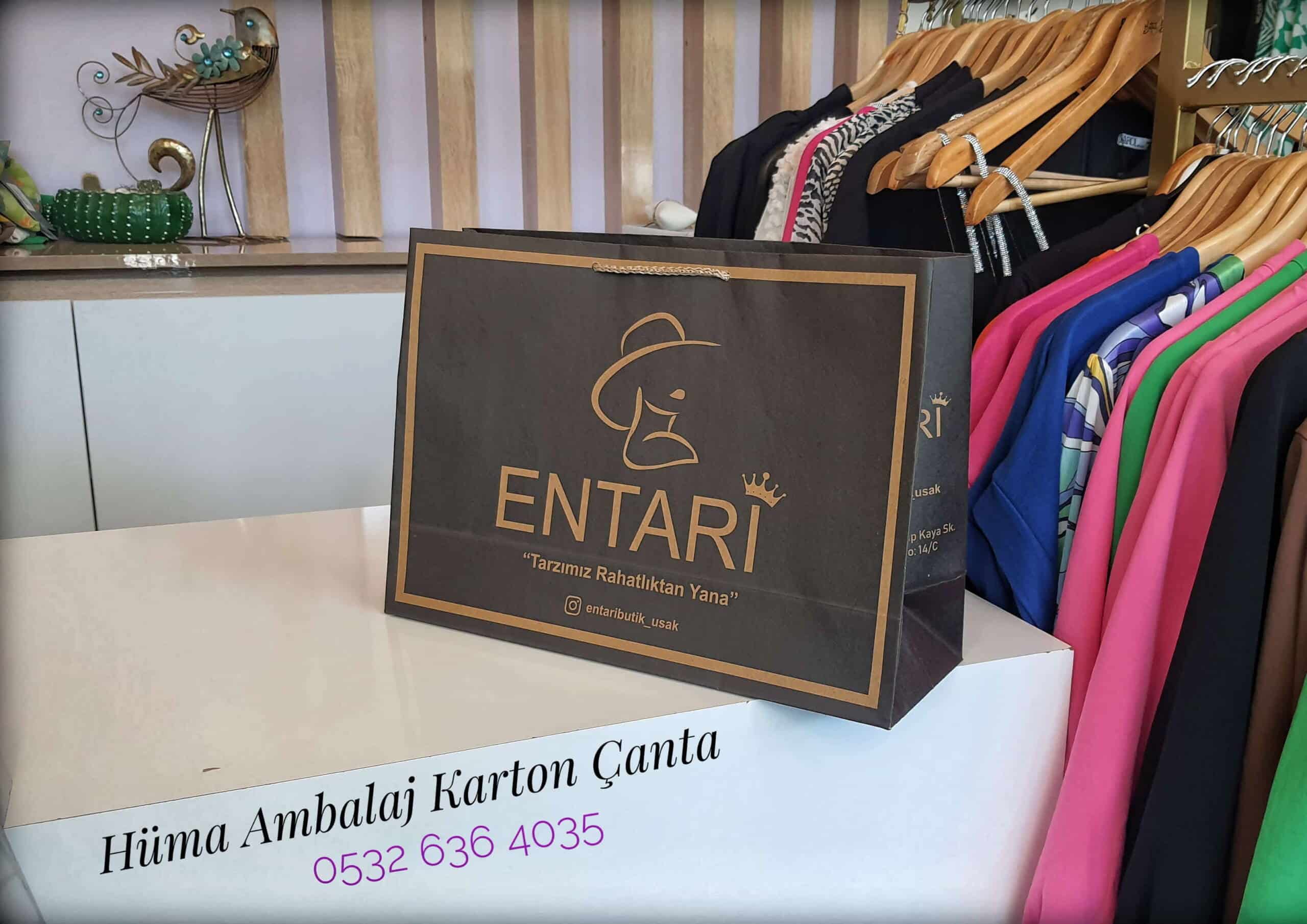 ENTARİ BUTİK | UŞAK KRAFT KARTON ÇANTA MODELİ