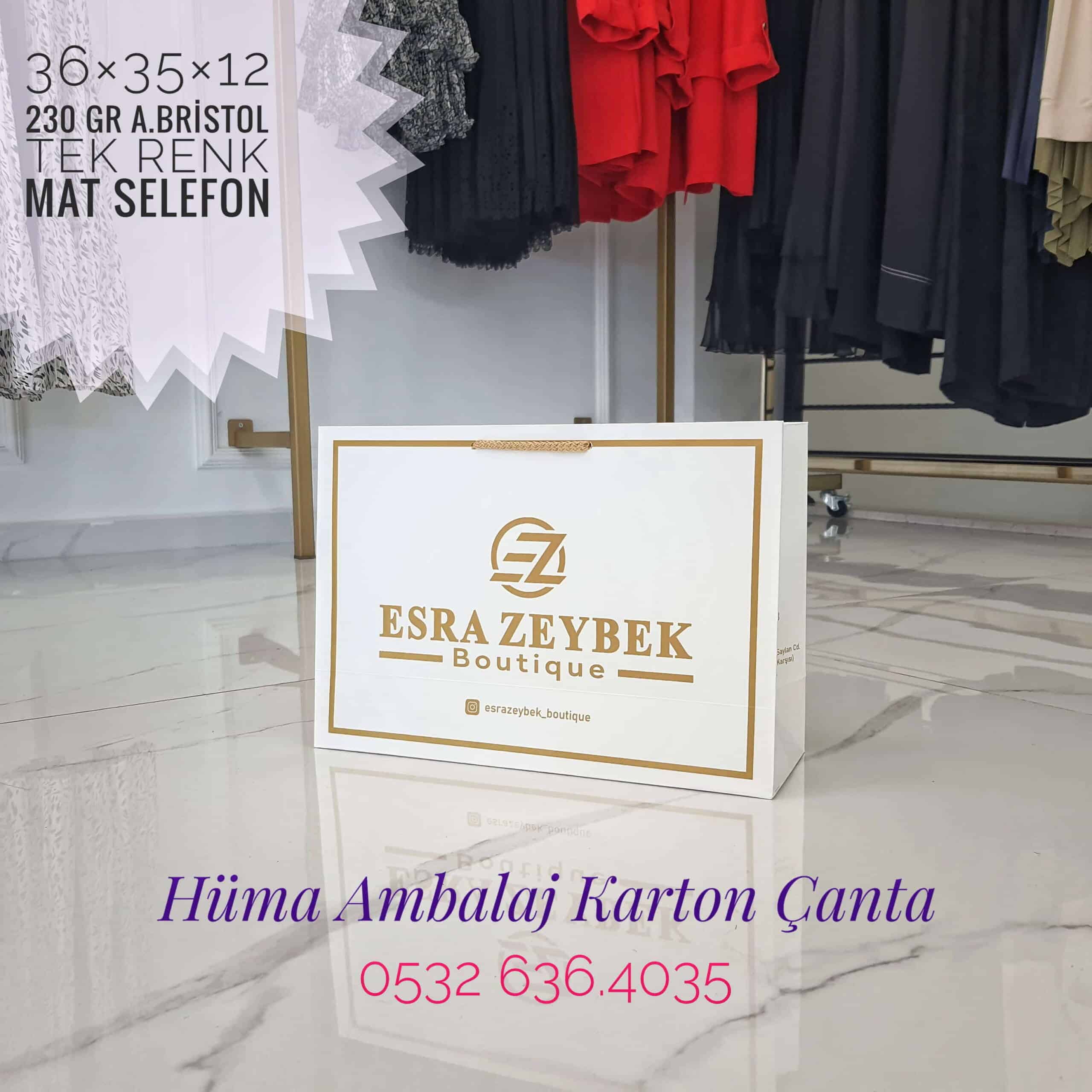 ESRA ZEYBEK BOUTIQUE | İZMİR KRAFT KARTON ÇANTA MODELİ