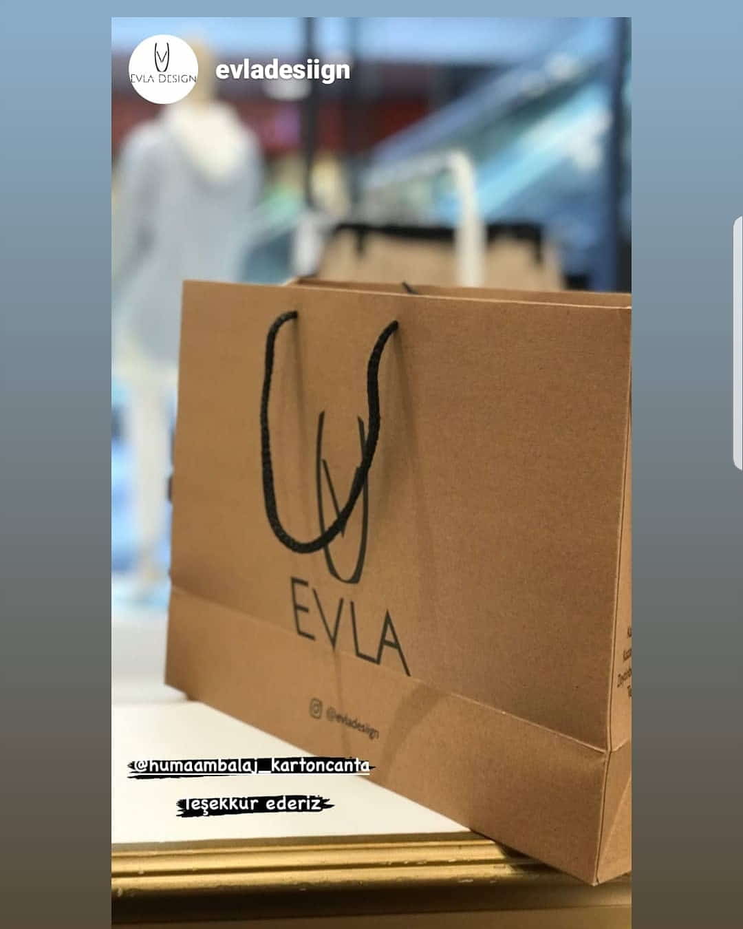 EVLA | İSTANBUL KRAFT KARTON ÇANTA MODELİ