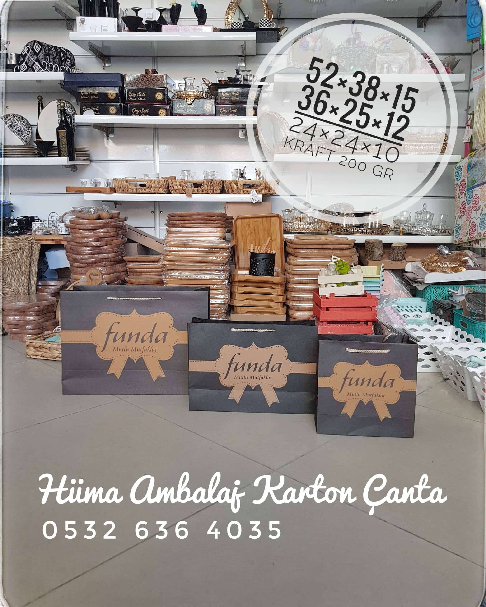 FUNDA MUTLU MUTFAKLAR | KÜTAHYA KRAFT KARTON ÇANTA MODELİ