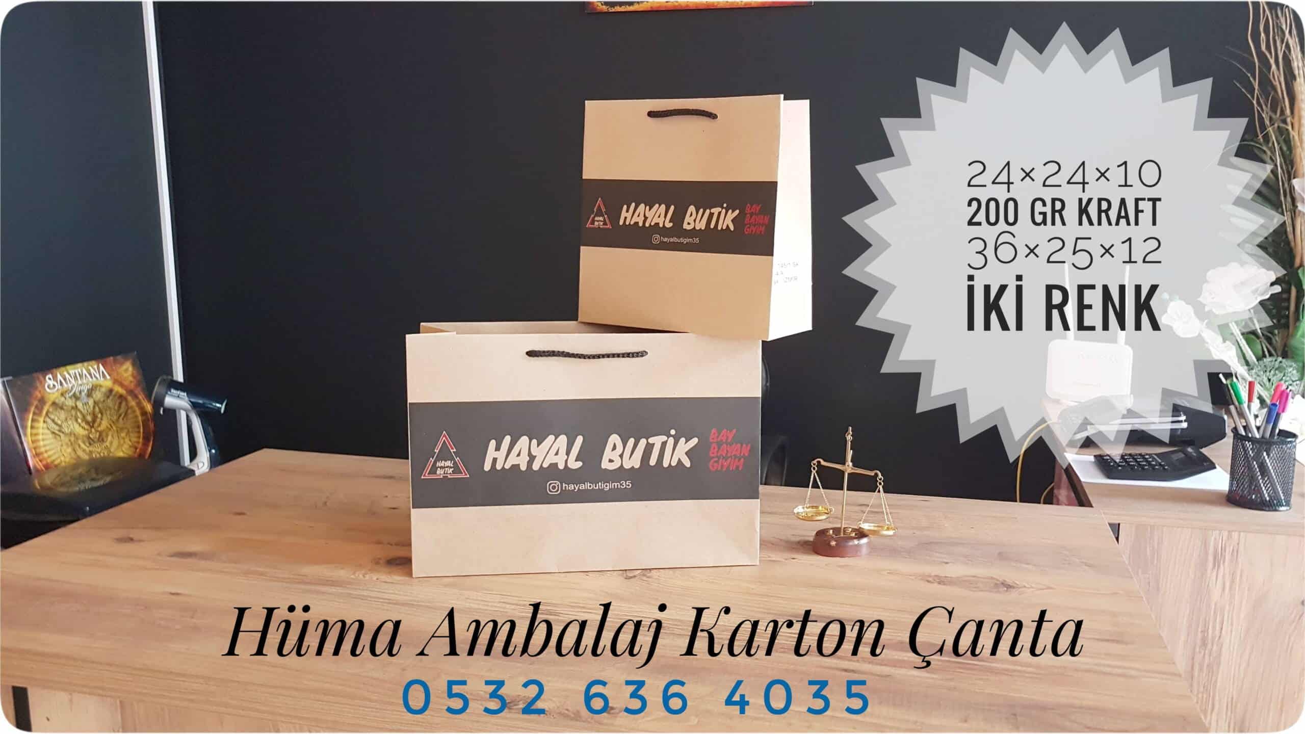 HAYAL BUTİK | İZMİR KRAFT KARTON ÇANTA MODELİ